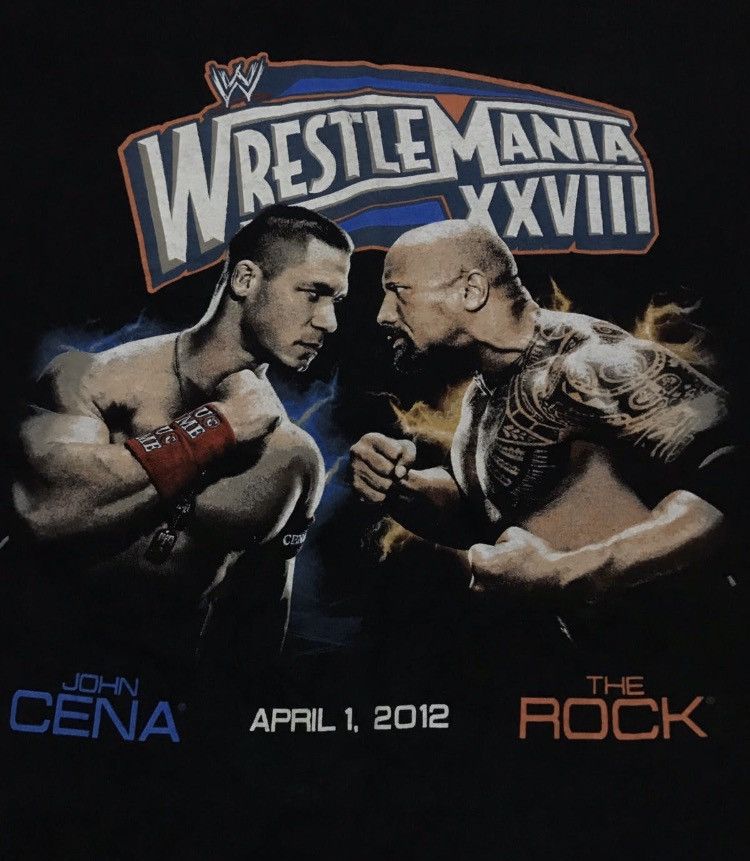 WWE John Cena Vs The Rock Epic Fighting Promo Shirt Size US M / EU 48-50 / 2 - 7 Thumbnail
