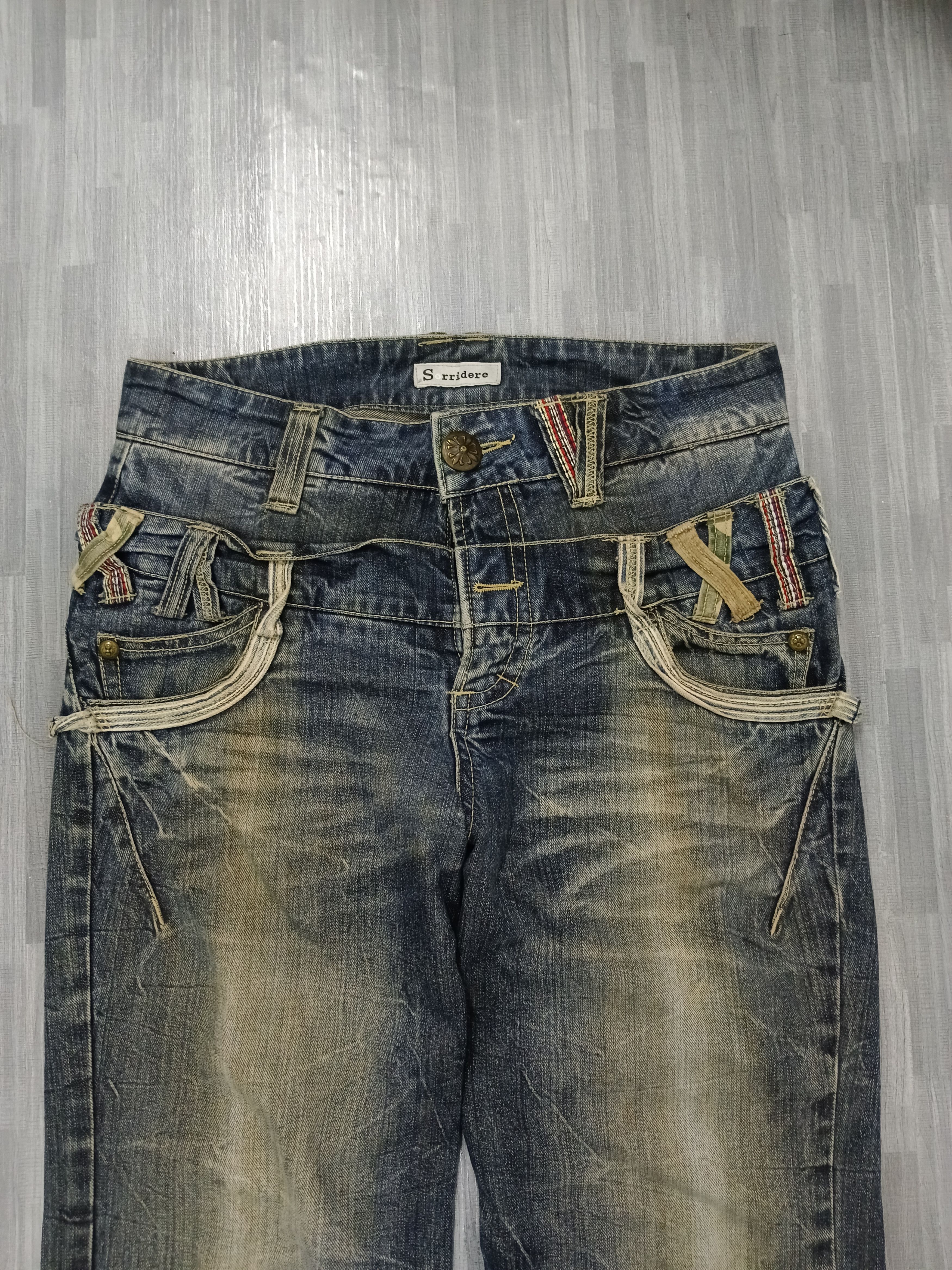 If Six Was Nine × Rusty SiCK RUSTY DOUBE WAIST SORRIDERE DENIM PANTS Size US 30 / EU 46 - 4 Thumbnail