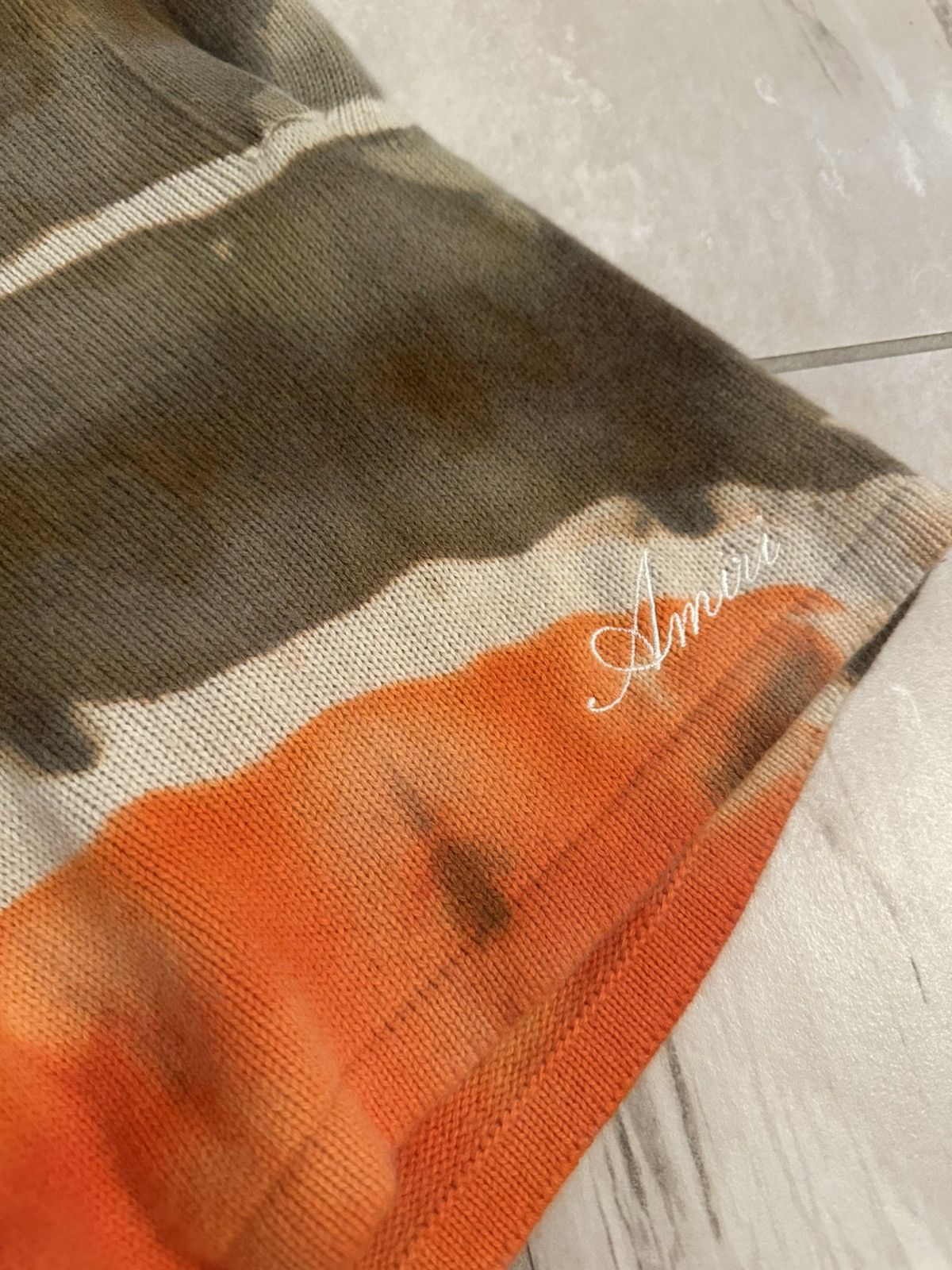 Amiri New Amiri Tie dye cashmere shorts Size US 31 - 2 Thumbnail
