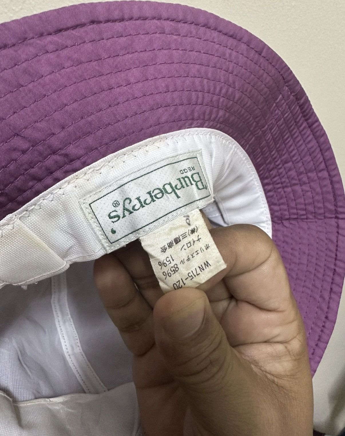 Japanese Brand 90’s Burberry Hat Size ONE SIZE - 6 Thumbnail