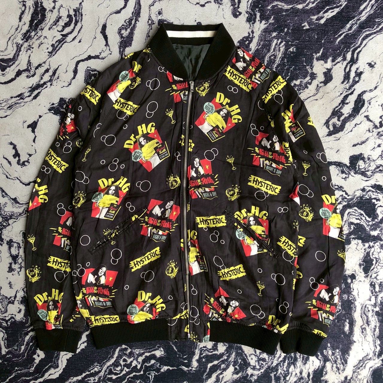Hysteric Glamour Vintage Y2K Hysteric Glamour Reversible Graphic Bomber Size US M / EU 48-50 / 2 - 6 Thumbnail