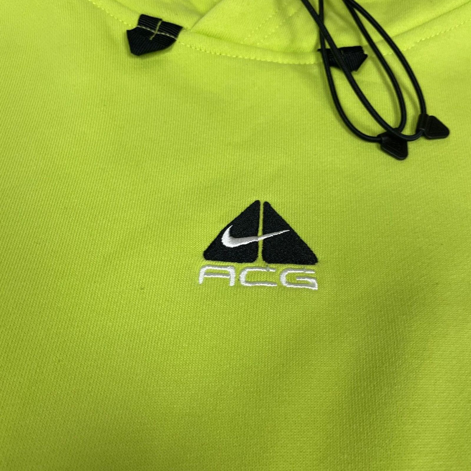 Nike × Nike ACG Nike ACG Therma-Fit Men's Neon Yellow Swoosh Pullover Hoodie Size US S / EU 44-46 / 1 - 10 Thumbnail