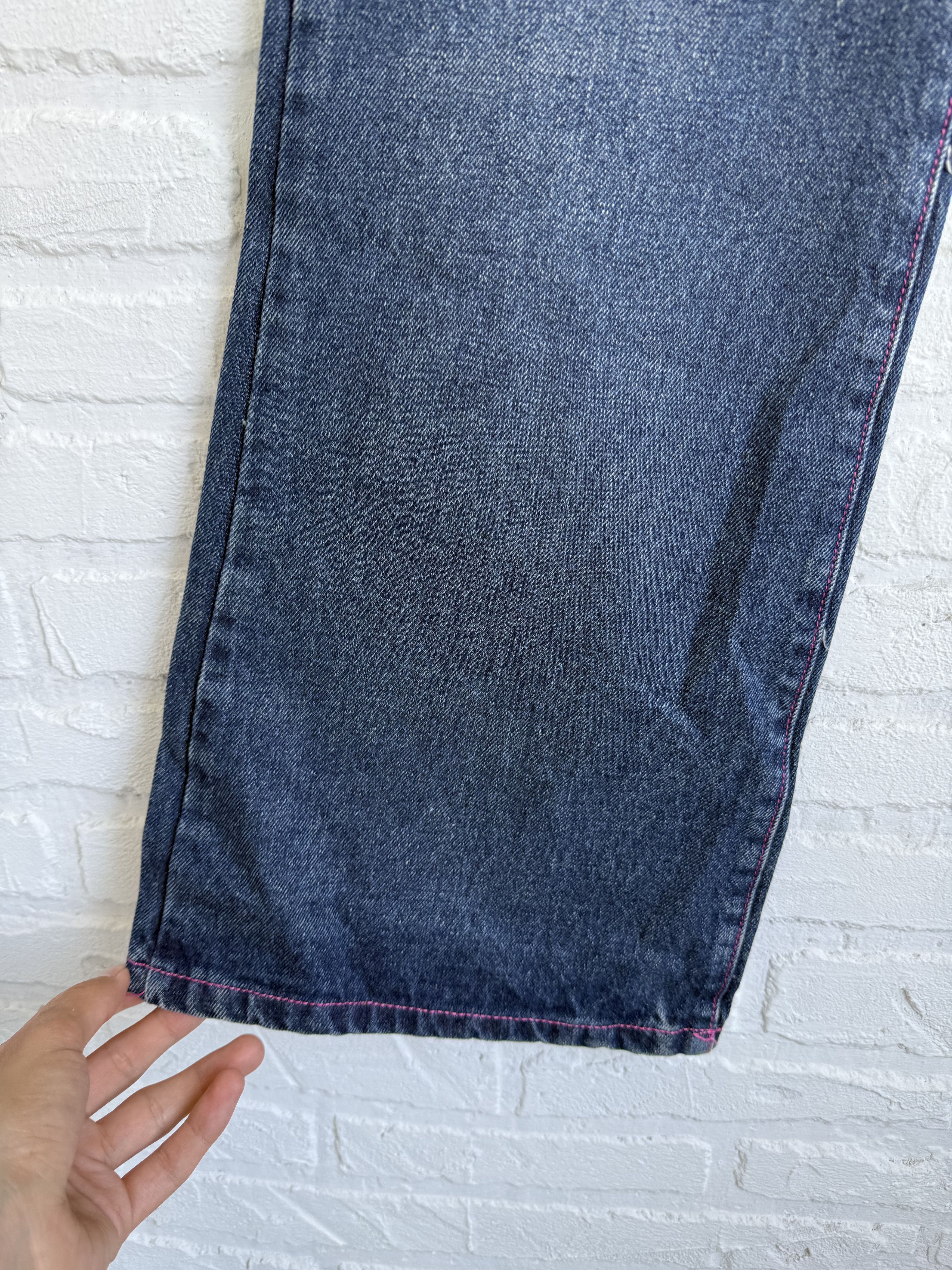 Jaded London y2k Jaded Baby girl graffiti tag low rise jeans Size US 31 - 6 Thumbnail