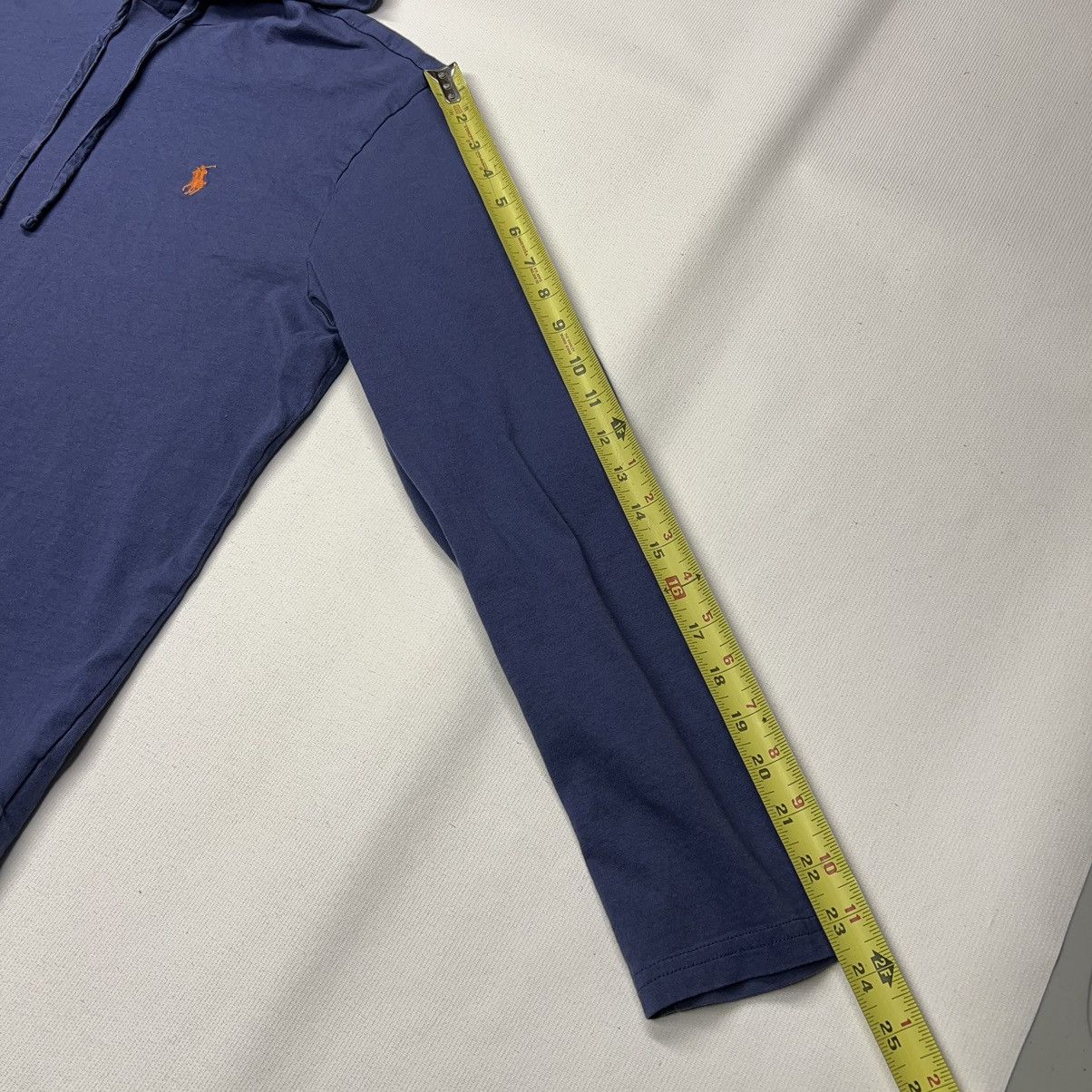 Polo Ralph Lauren Polo Ralph Lauren Hooded Tee Shirt Blue Hoodie Logo Y2K Size US L / EU 52-54 / 3 - 21 Thumbnail
