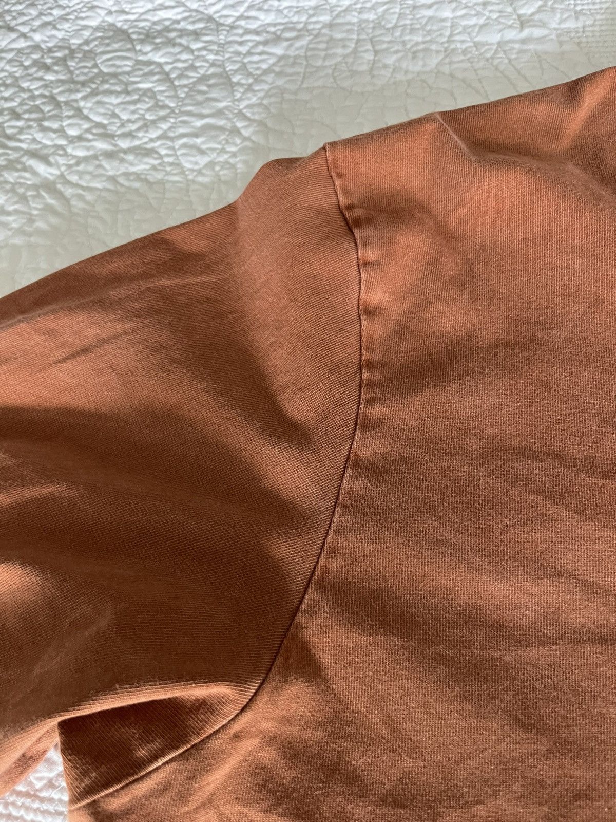 Kith Kith Classic Box Logo L/S Tee Burnt Orange Rust XL Size US XL / EU 56 / 4 - 5 Thumbnail