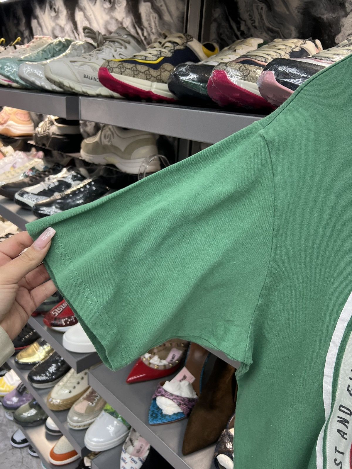 Supreme Supreme Green Tee Shirt Size US M / EU 48-50 / 2 - 3 Thumbnail