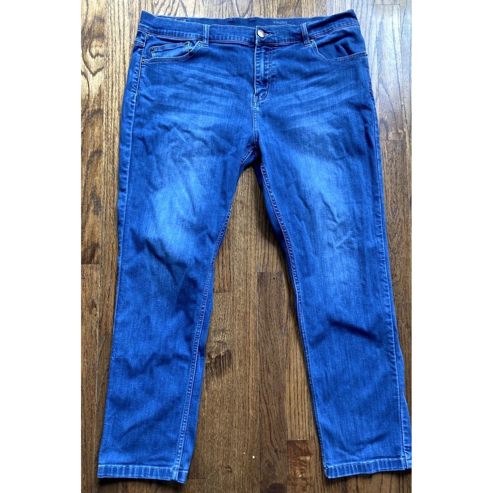 Denime Mugsy Jeans Kinzies FLX4NKZ Jeans Regular 40x29 Blue Denim Men Cotton Blend Stretch Straight 5-Pocket Mugsy Jeans Regular Fit Size US 40 / EU 56 - 2 Thumbnail