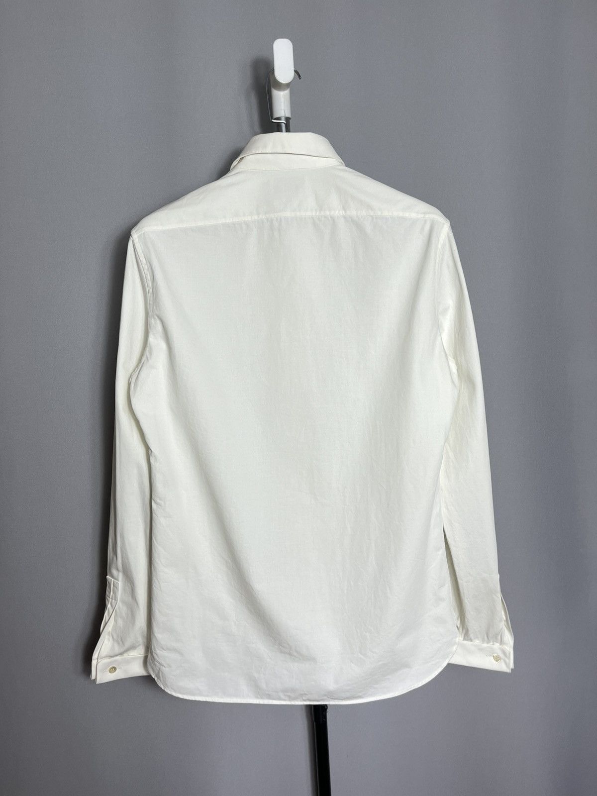 Saint Laurent Paris SAINT LAURENT Paris Beige Mens Cotton Button Up Shirt Size US M / EU 48-50 / 2 - 7 Thumbnail