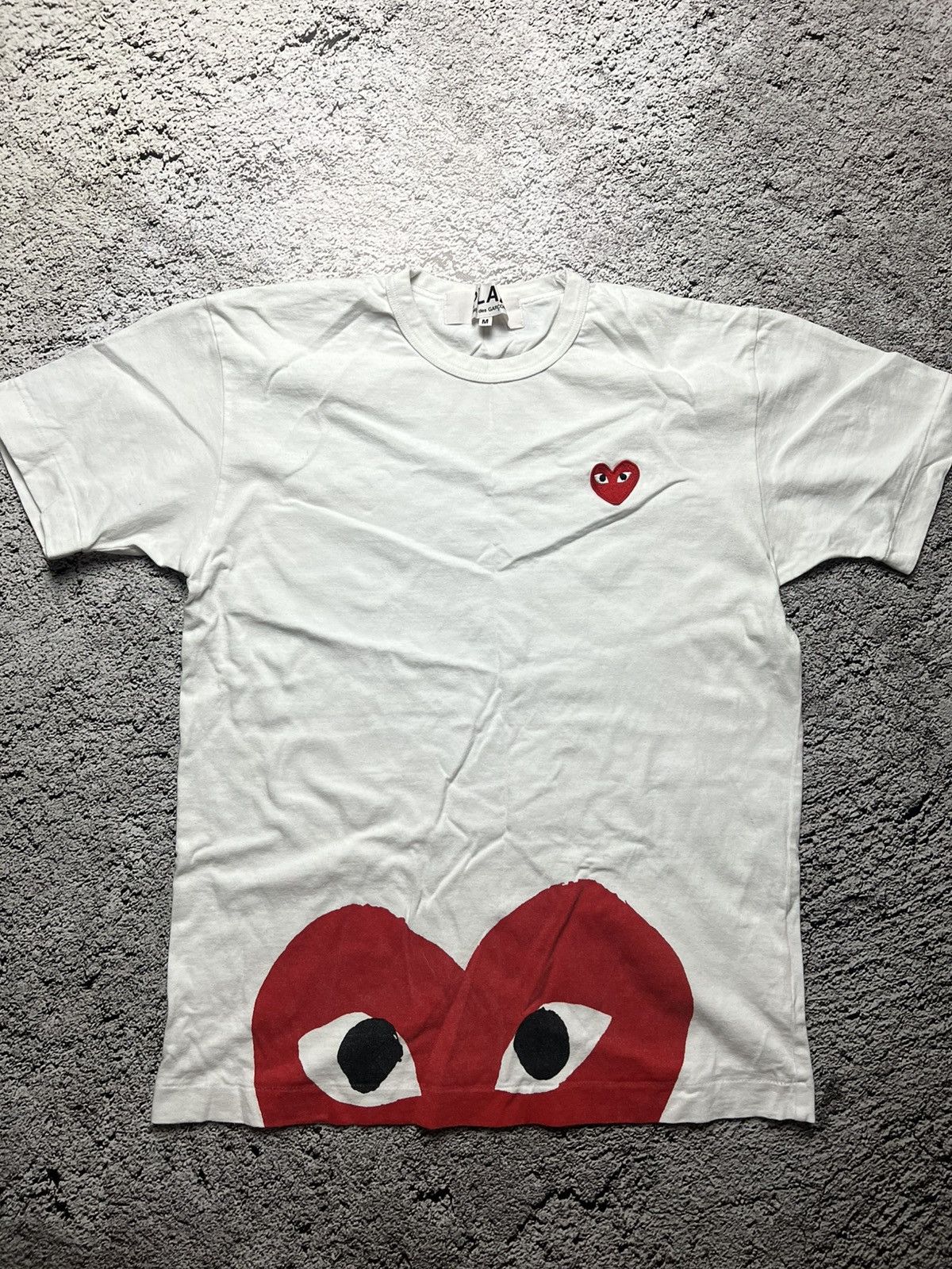 Comme des Garcons CDG Comme des garsons big logo heart t shirt Size US M / EU 48-50 / 2 - 1 Thumbnail