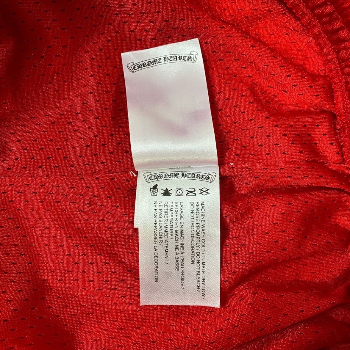 Chrome Hearts Mattyboy Mesh Shorts RED Size US 34 / EU 50 - 8 Thumbnail
