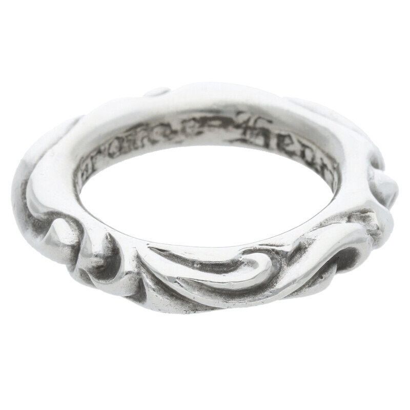 Chrome Hearts Chrome Hearts Scroll Band Silver Ring Size ONE SIZE - 1 Thumbnail