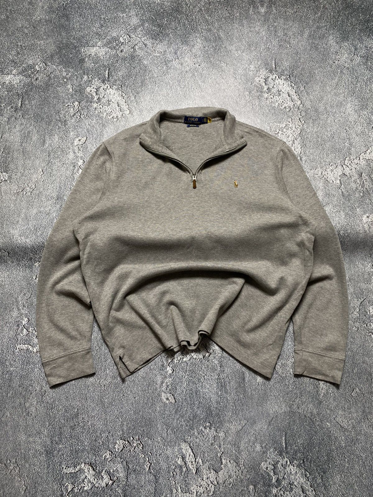 Polo Ralph Lauren × Vintage Vintage Polo Ralph Lauren 1/3 zip box fit y2k sweater Size US L / EU 52-54 / 3 - 1 Thumbnail