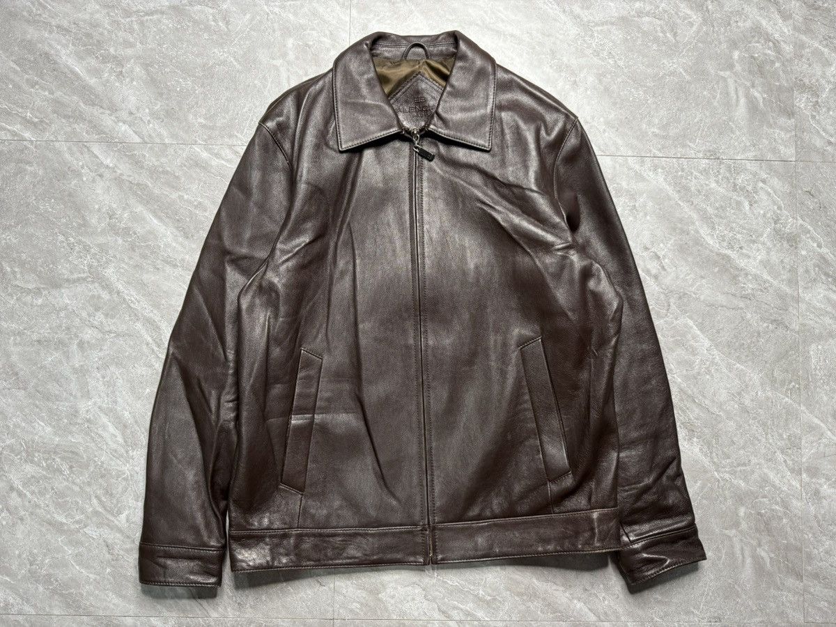 Balenciaga Balenciaga 1997 Nicolas Ghesquiere BB logo Leather Blouson Size US M / EU 48-50 / 2 - 1 Thumbnail