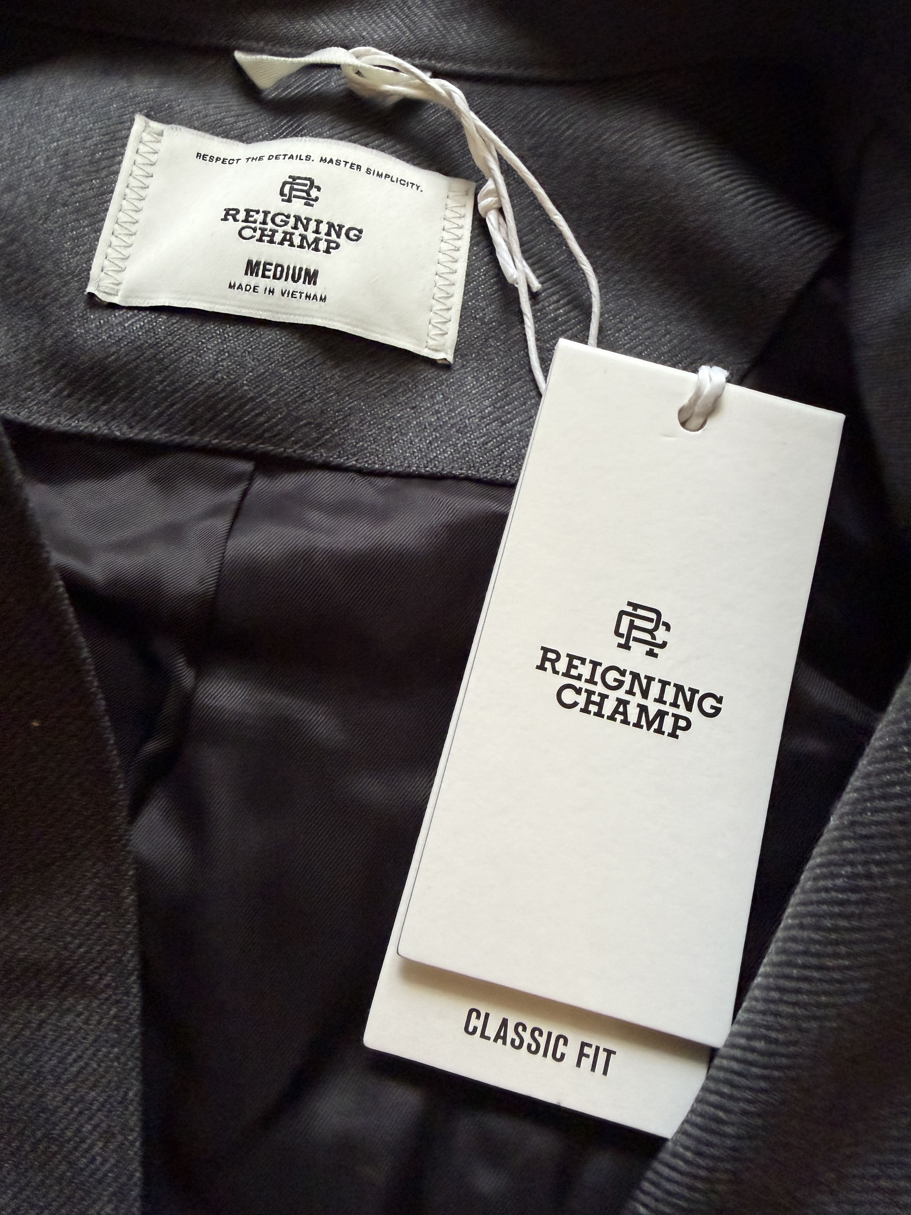 Reigning Champ Reigning Champ Wool Twill Venue Jacket Charcoal M Size US M / EU 48-50 / 2 - 3 Thumbnail