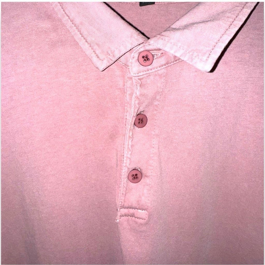 Robert Barakett Robert Barakett Essential Pink Garment Dyed Polo Shirt L Size US L / EU 52-54 / 3 - 3 Thumbnail