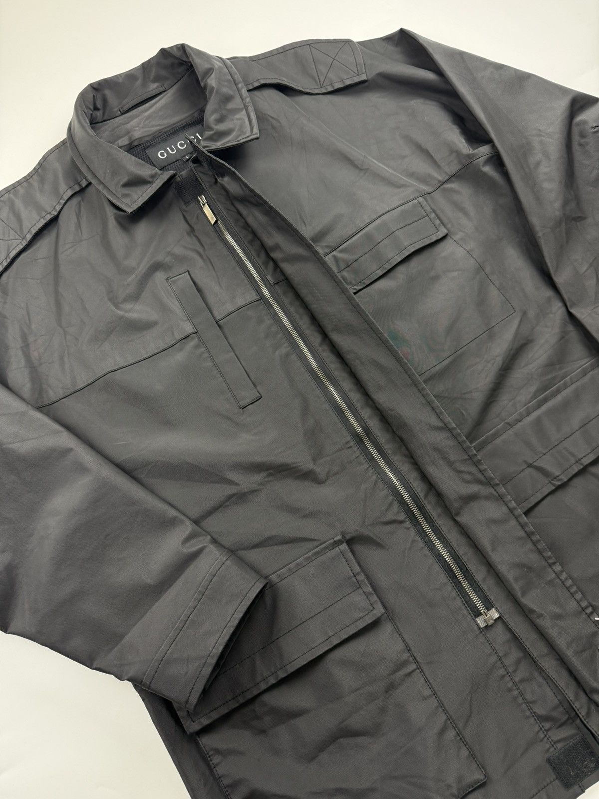 Gucci Gucci x Tom Ford Oversized M65 Field Jacket Size US L / EU 52-54 / 3 - 8 Thumbnail