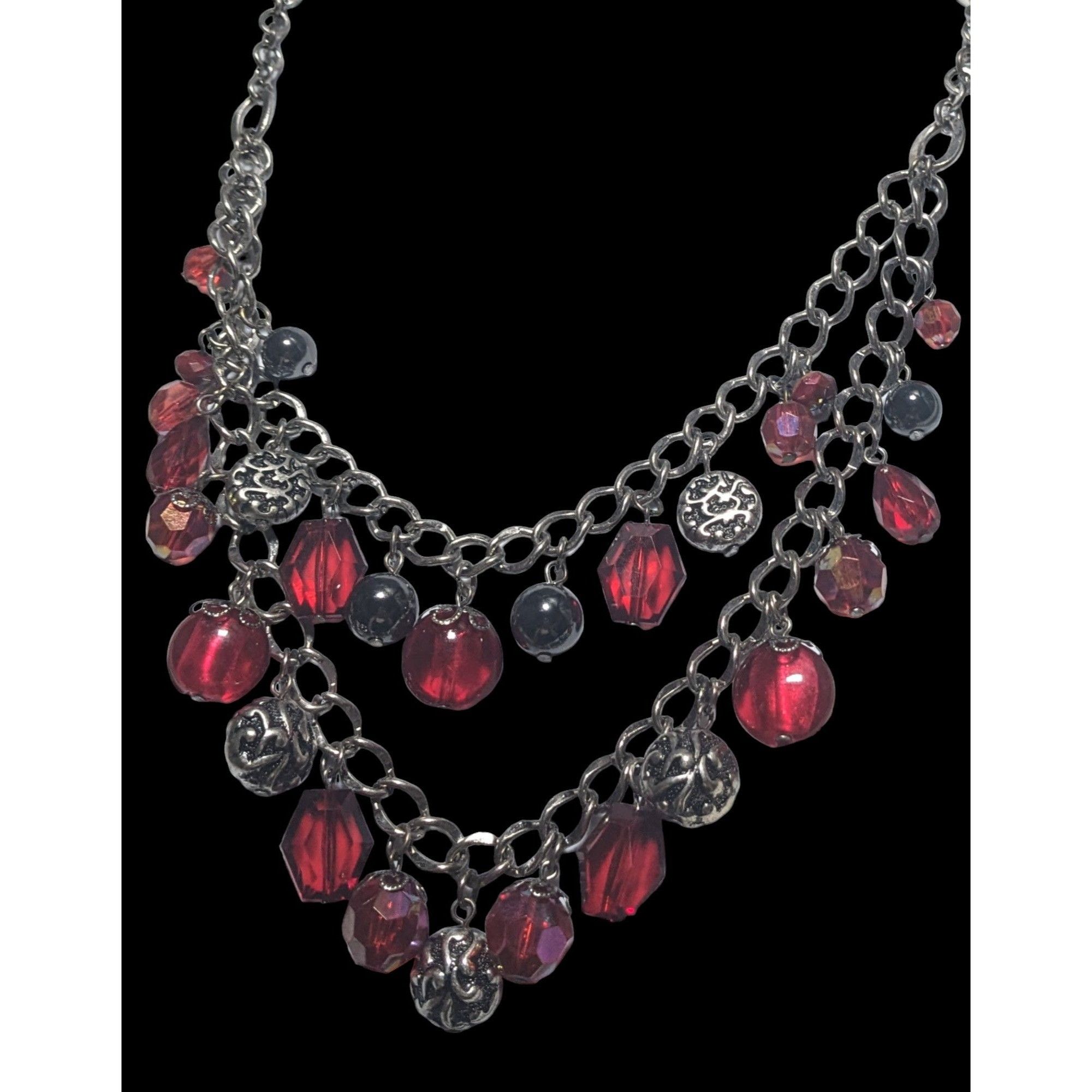 Other Gothic Vampire Multilayer Gemmed Necklace Size ONE SIZE - 3 Thumbnail