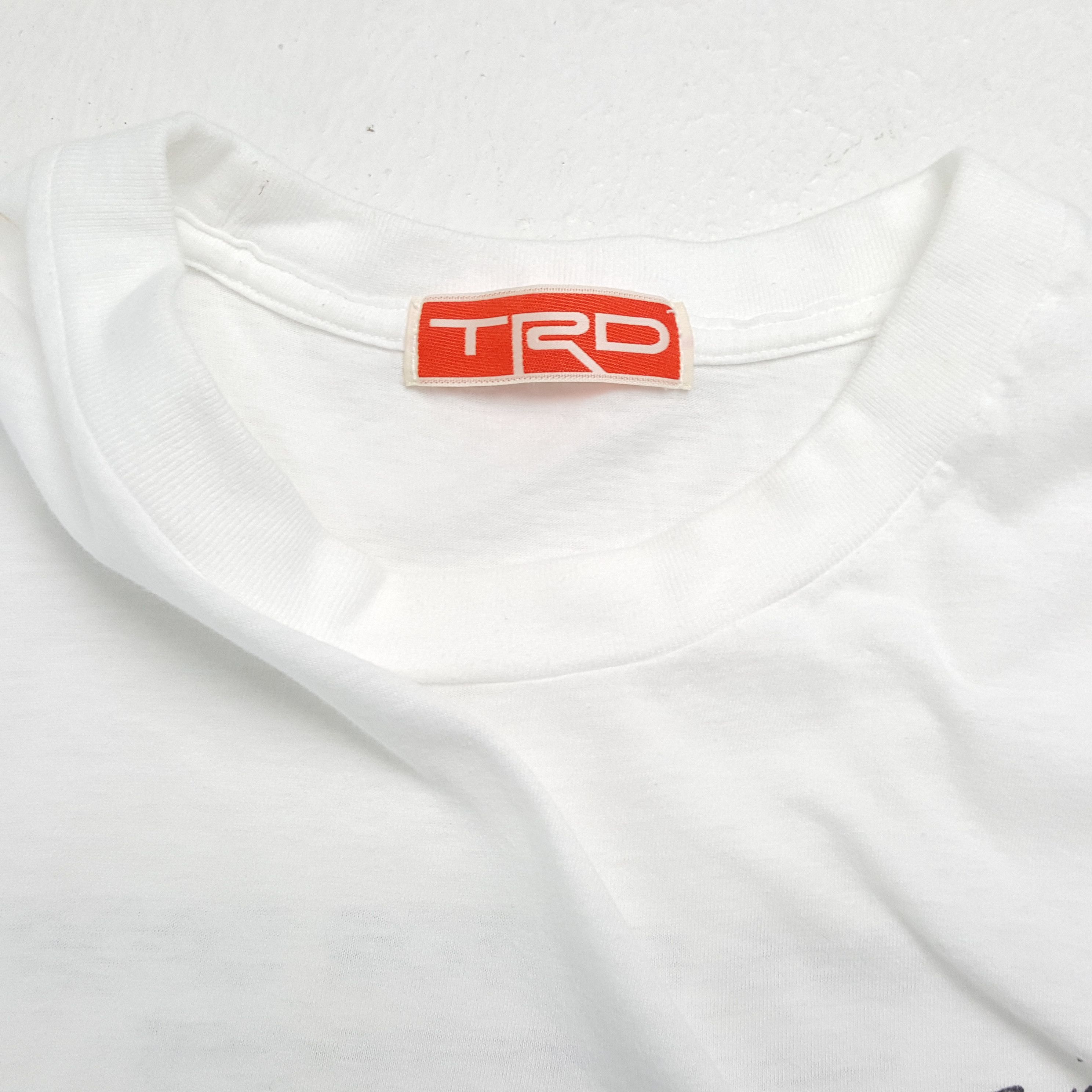 Vintage TRD TOYOTA MOTOR SPORTS Racing Development Tshirt Size US L / EU 52-54 / 3 - 9 Thumbnail
