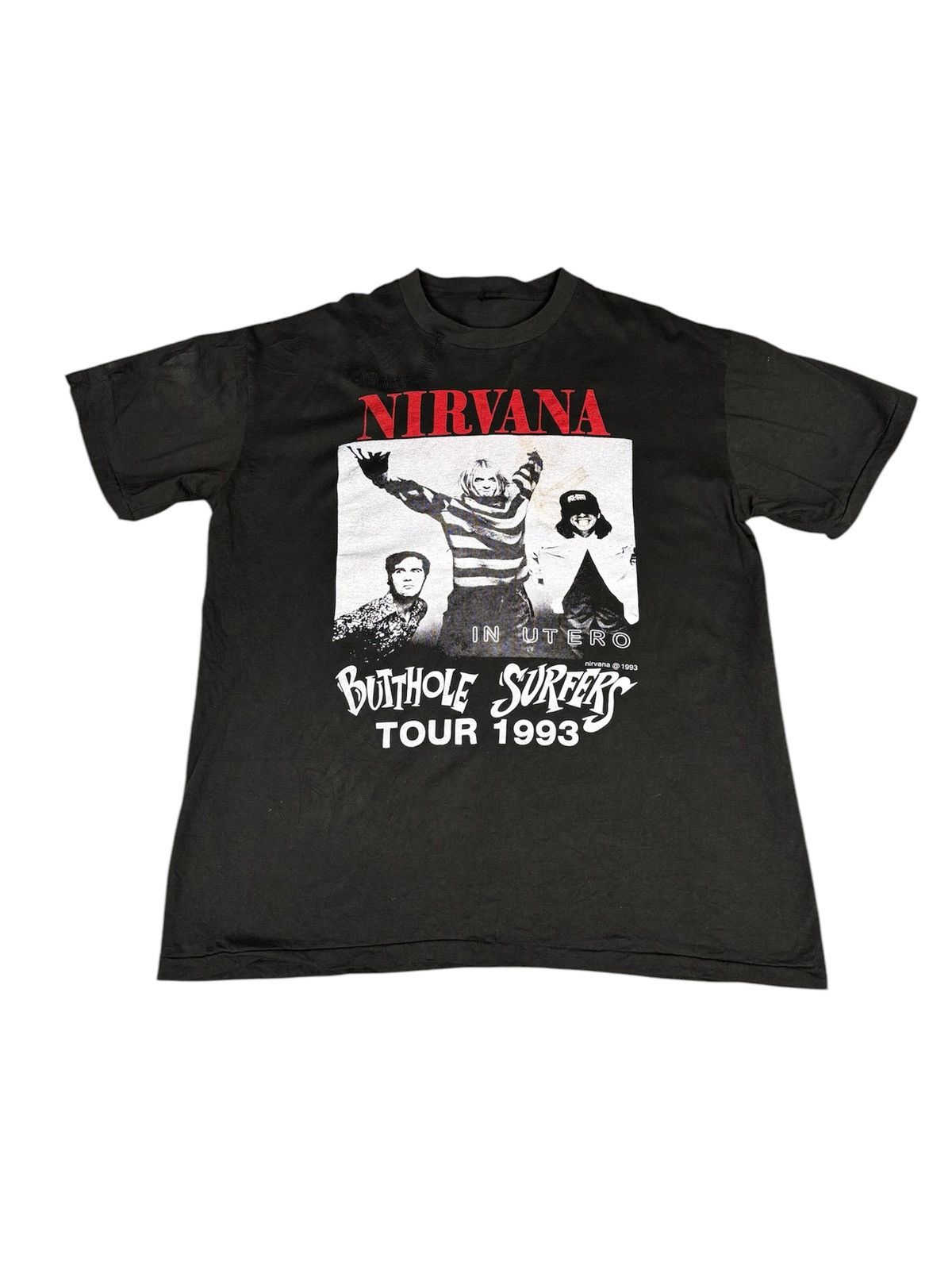 Vintage Bootleg Nirvana Butthole Surfers