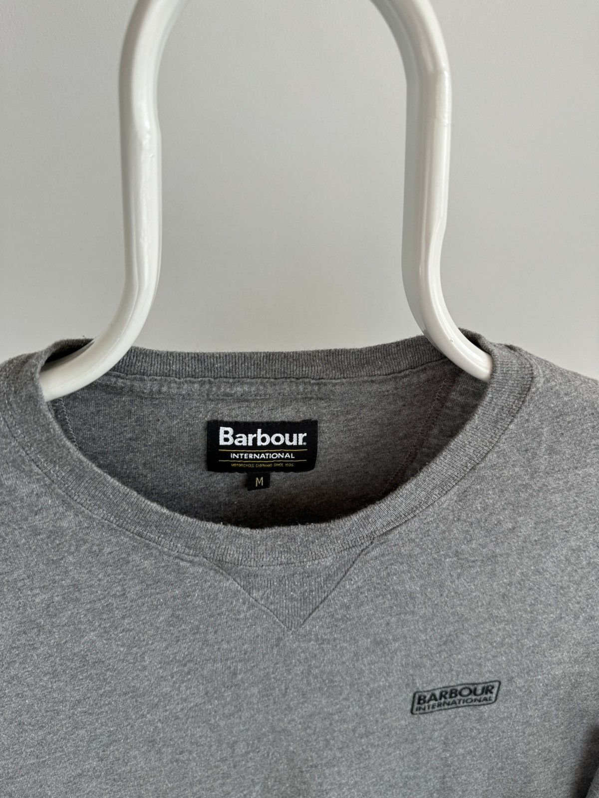 Barbour Barbour Grey Small Logo Long Sleeve Shirt Size US M / EU 48-50 / 2 - 3 Thumbnail