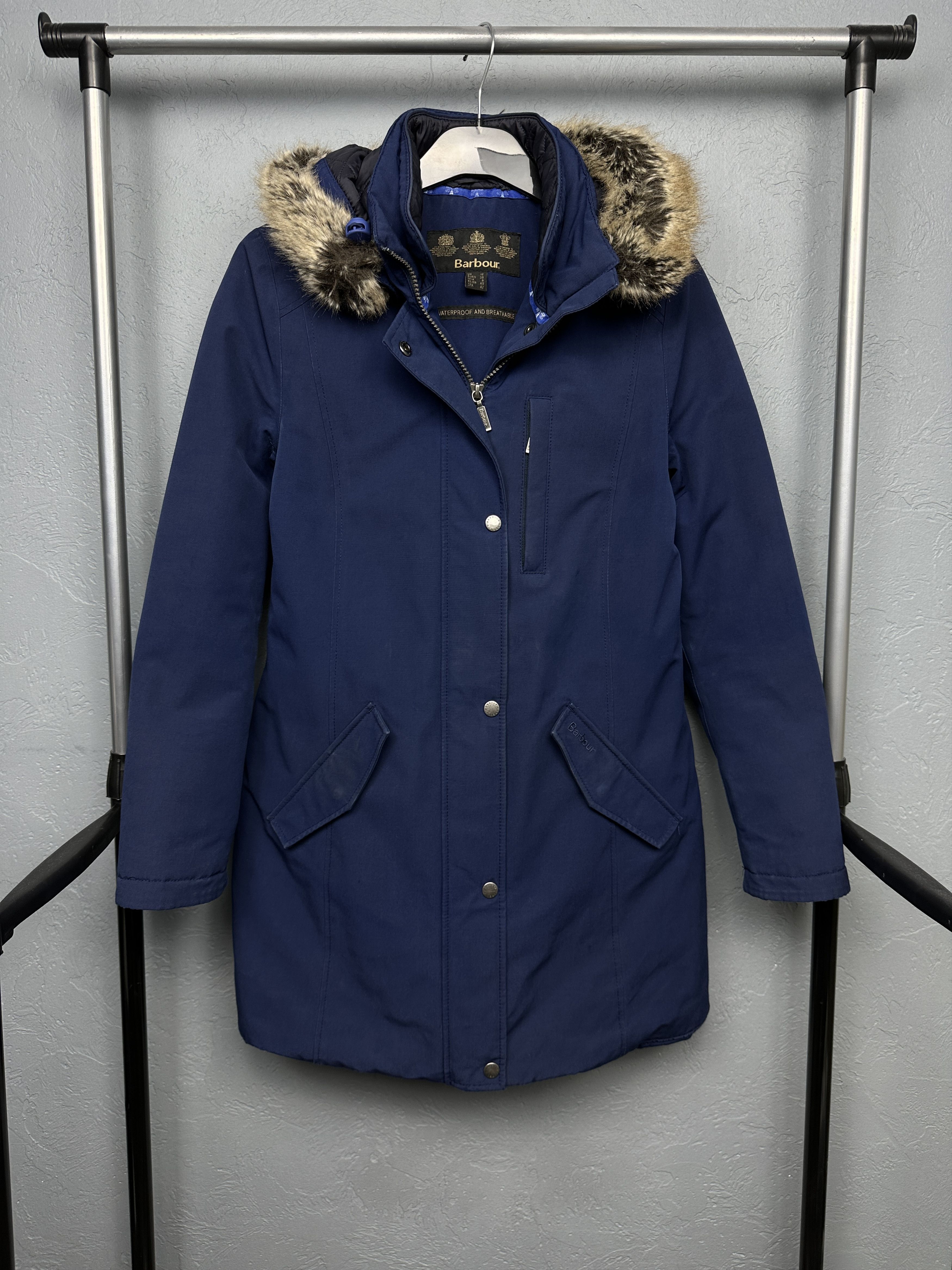 Barbour Barbour Womens Elper Parka Jacket Size M / US 6-8 / IT 42-44 - 1 Thumbnail