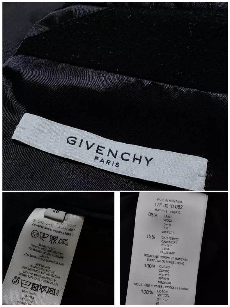 Givenchy Givenchy Long Wool and Cashmere Blend Coat Size US M / EU 48-50 / 2 - 5 Thumbnail