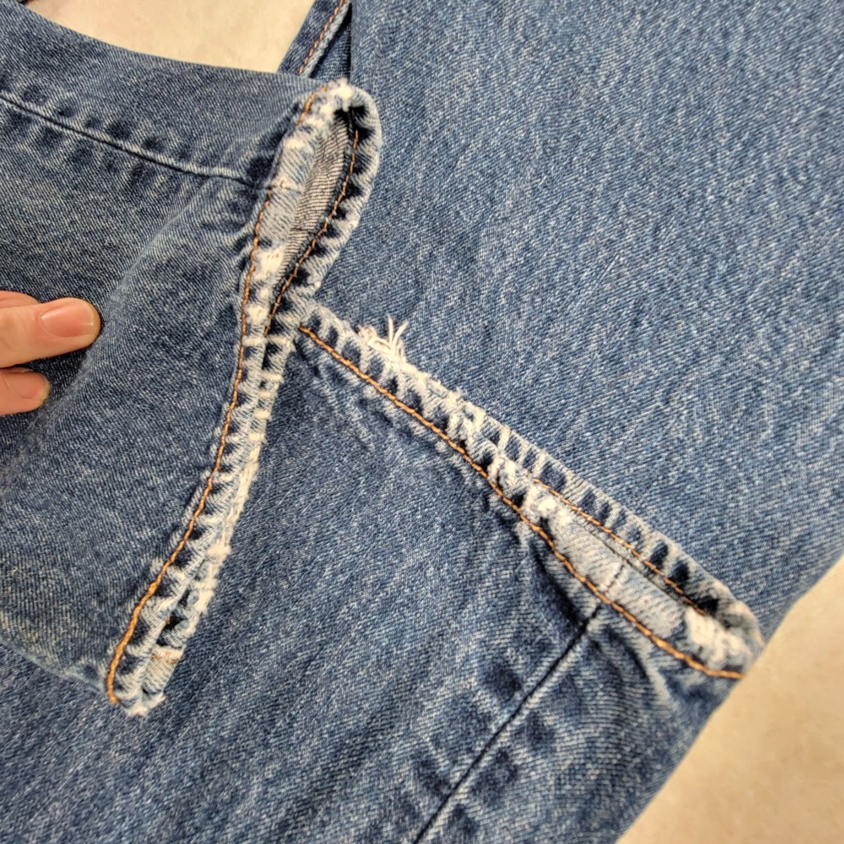 Levi's VINTAGE Levi's 505 Jeans Men 32x32 Blue Regular Fit Straight Cotton Denim Pants Size US 32 / EU 48 - 5 Thumbnail