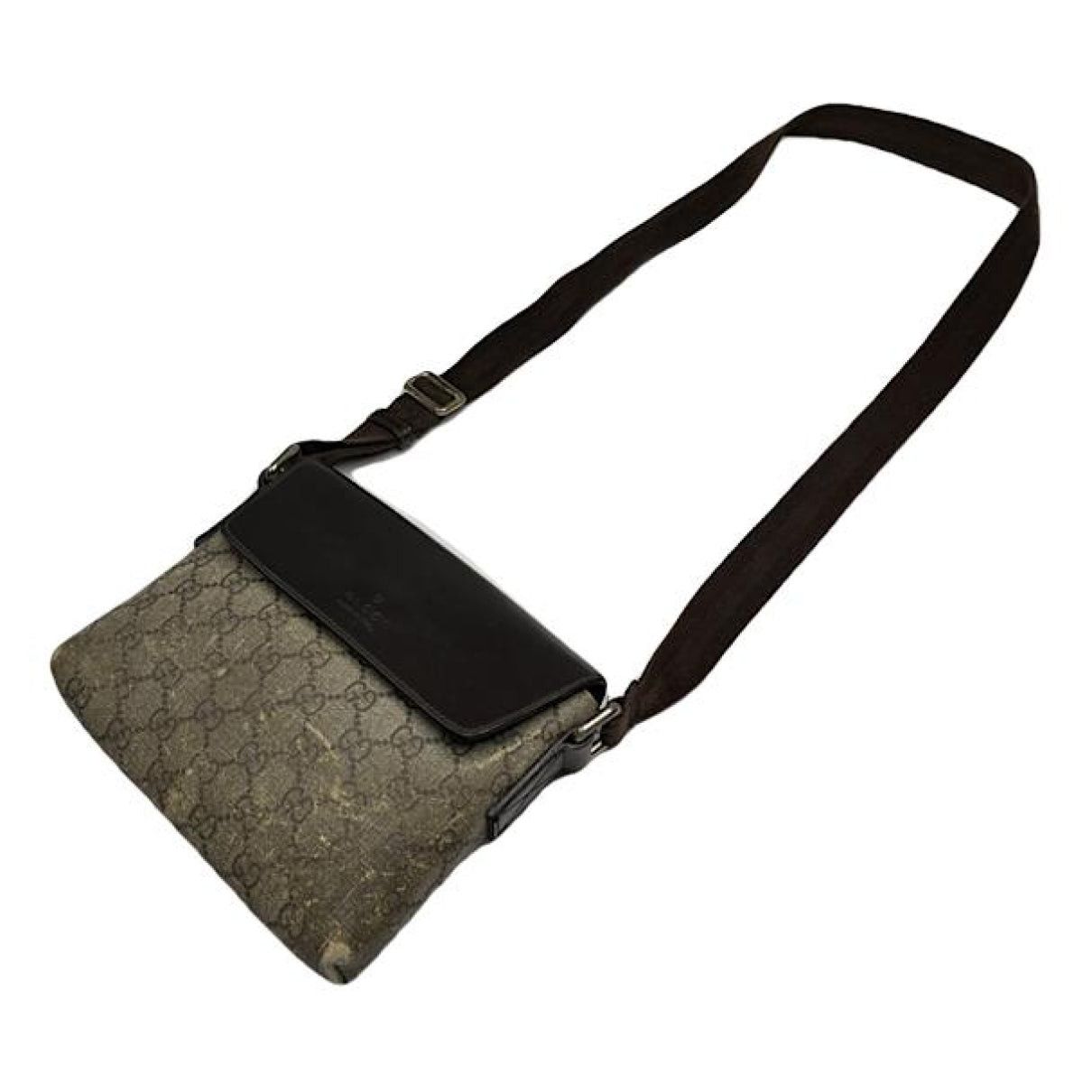 Gucci Jackie Vintage Grey Cotton Handbag Size ONE SIZE - 1 Thumbnail