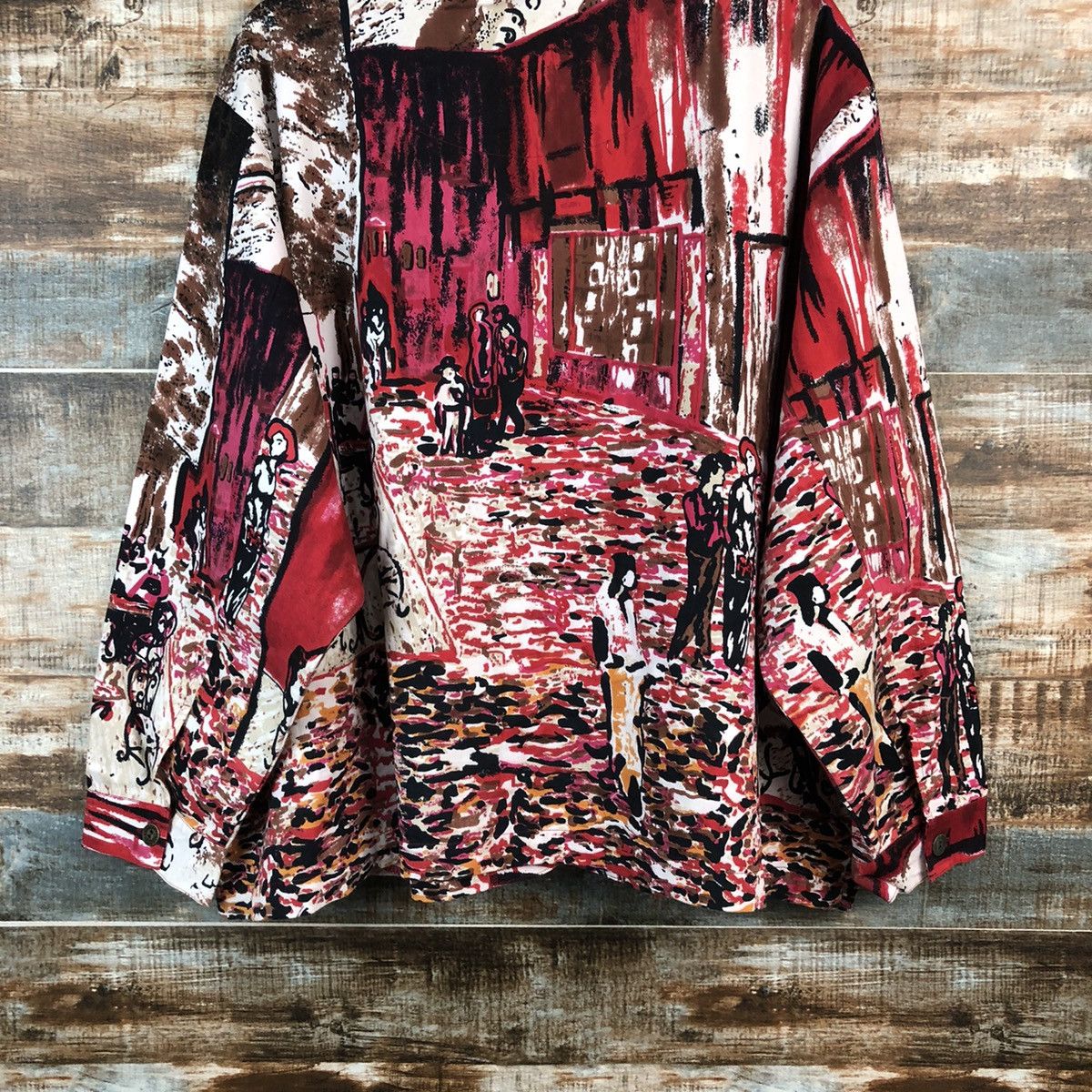 GRAFF DLL Graff Art vintage painter Red Shirt #A2554 Size US XXL / EU 58 / 5 - 14 Thumbnail