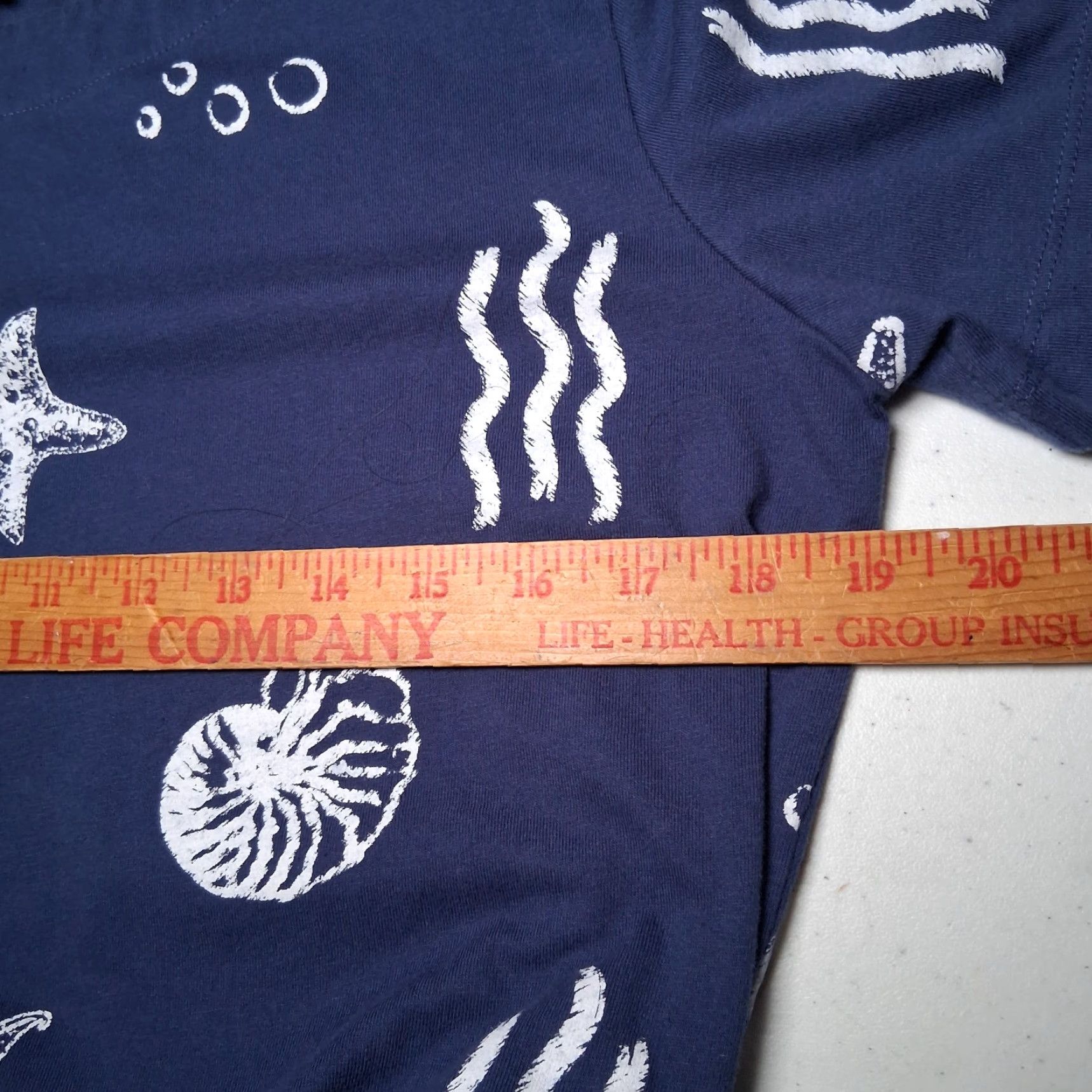 Vintage Links Shirt Women Small Blue Tie Waist Starfish Seashell Beach Beachy Coastal Size S / US 4 / IT 40 - 7 Thumbnail