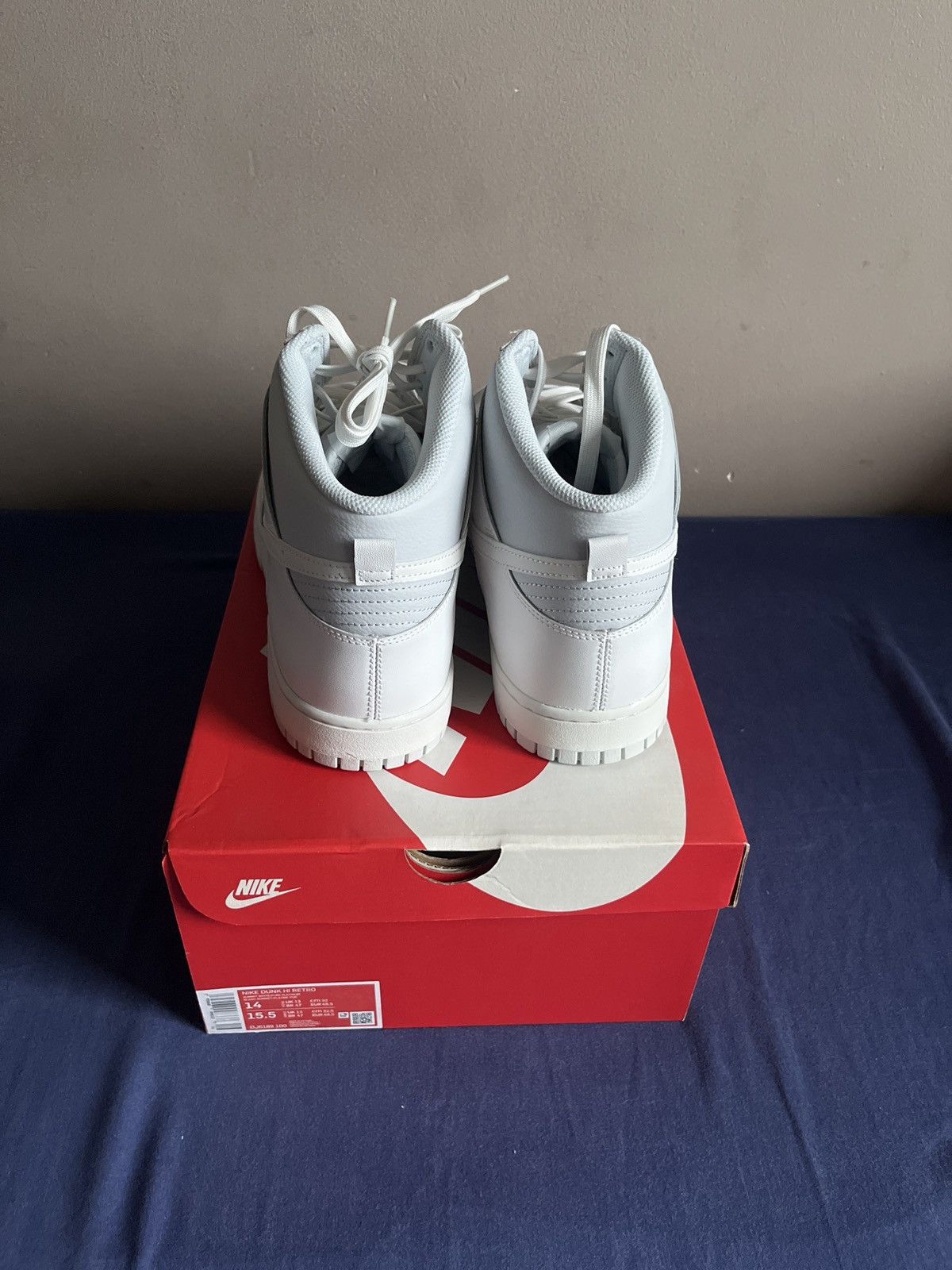 Nike Dunk high summit white Size US 14 / EU 47 - 4 Thumbnail