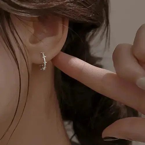 Jewelry Torn punk earrings （1pairs） Size ONE SIZE - 5 Thumbnail