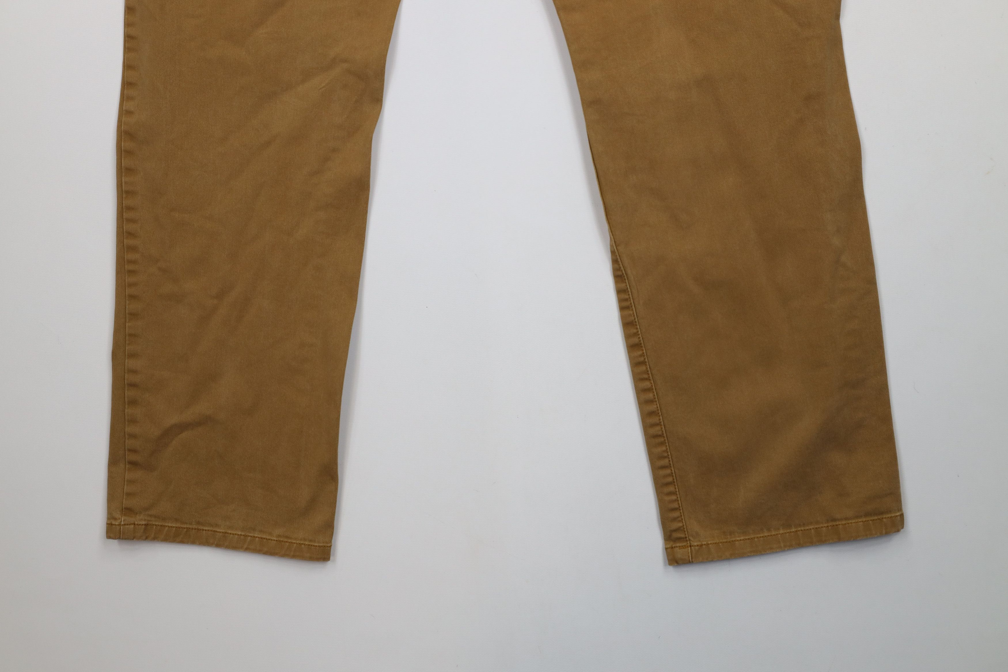 Bonobos × Vintage Bonobos Faded Stretch Slim Fit Chino Pants Trousers Brown Size US 35 - 14 Thumbnail