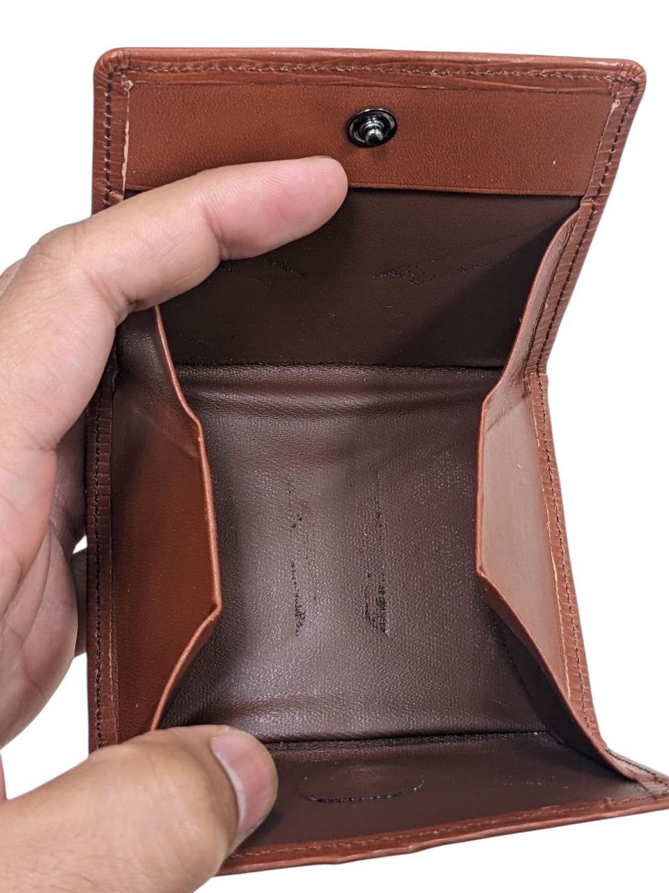 Issey Miyake ISSEY MIYAKE STUDIO BROWN FOLDABLE COIN PURSE UNISEX Size ONE SIZE - 6 Thumbnail