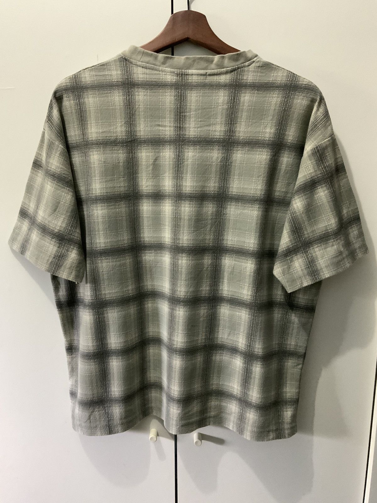 Japanese Brand The Shop TK Takeo Kikuchi Checked Single Pocket Tee Size US M / EU 48-50 / 2 - 2 Thumbnail