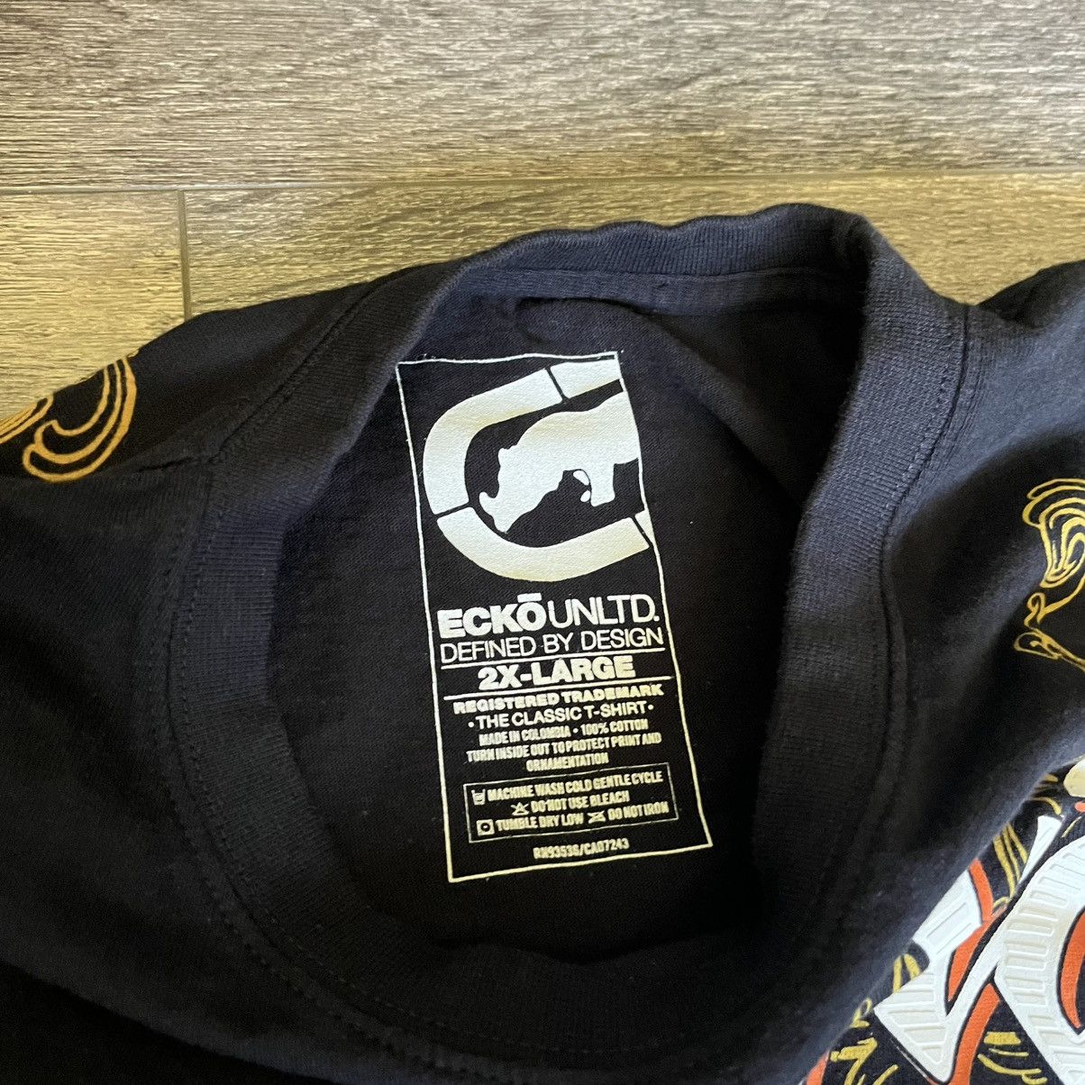 Ecko Unltd. Vintage Y2K Ecko Unlimited Affliction Style Graphic Logo Tee Size US XXL / EU 58 / 5 - 5 Thumbnail