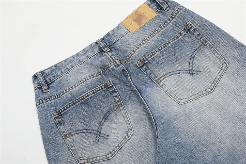 Japanese Brand × Jean Washed gradient men's street fashion casual flared jeans Size US 34 / EU 50 - 5 Thumbnail