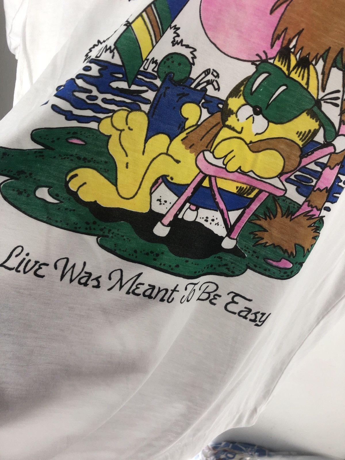 Cartoon Network × Vintage Vintage bootleg Garfield cat shirt Size US M / EU 48-50 / 2 - 2 Thumbnail