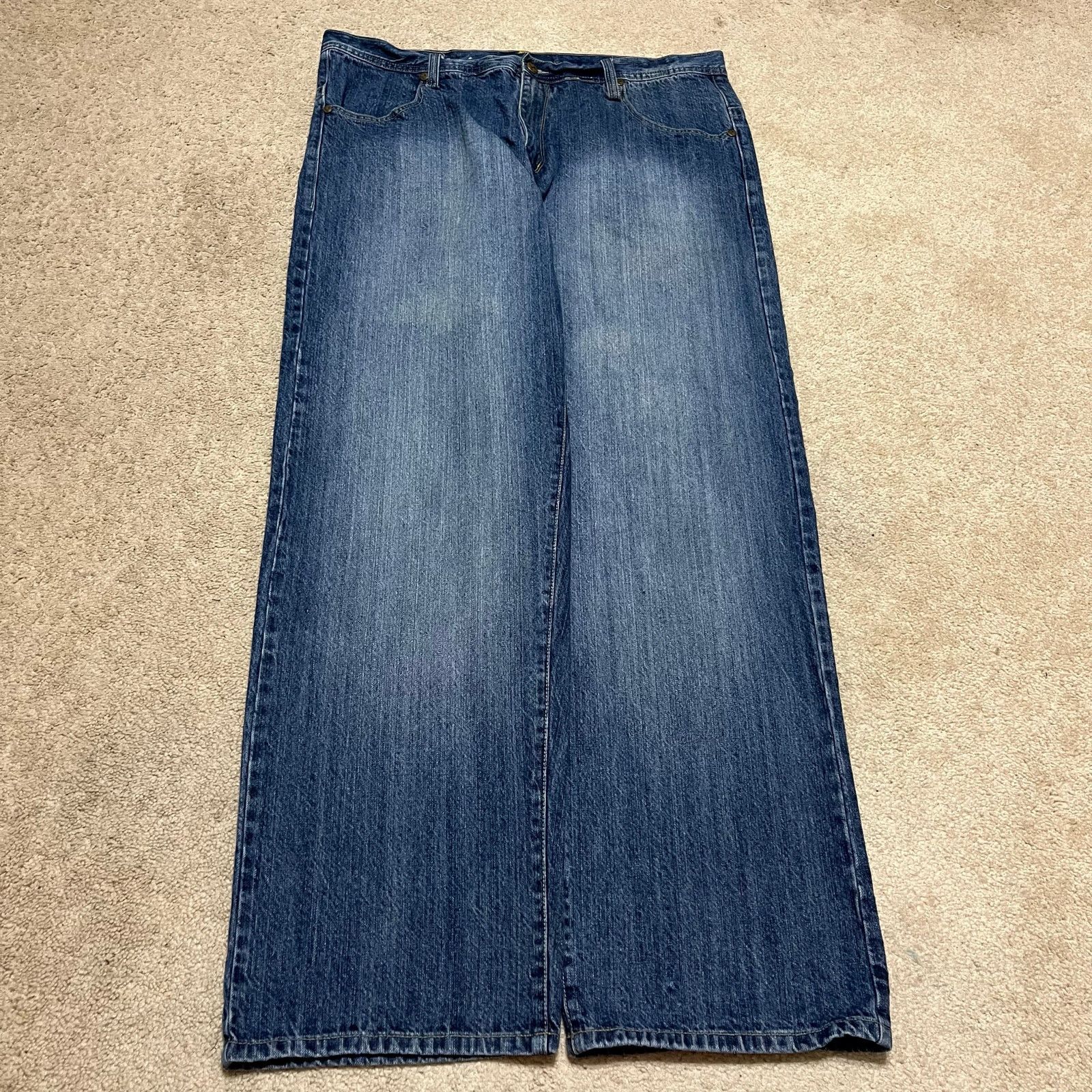 Other Exsto Y2K Baggy Skater Acid Washed Faded Blue Jeans 38Wx34L Size US 40 / EU 56 - 2 Thumbnail