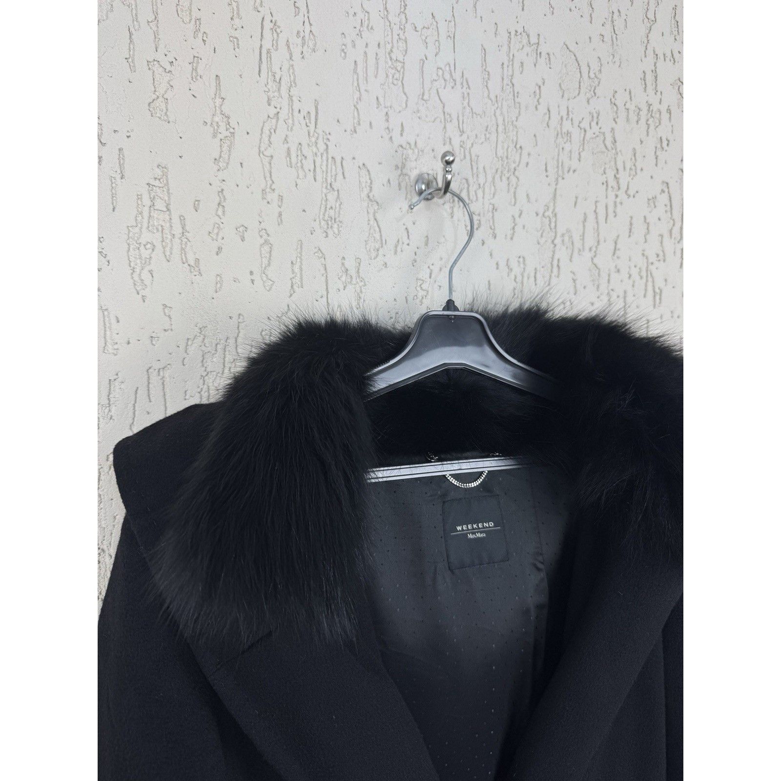 Weekend Max Mara Max Mara Weekend Biella Abiti Lana Wool Coat Hooded Fur Trim Size XL / US 12-14 / IT 48-50 - 7 Thumbnail