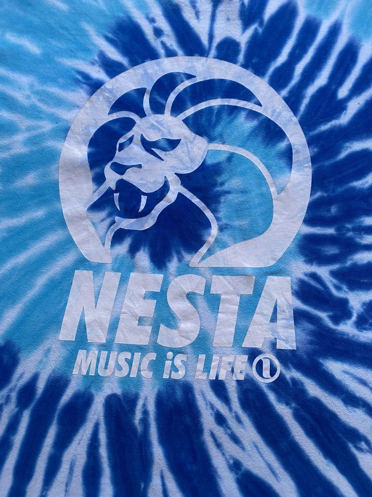 Japanese Brand Nesta Music Is Life Tie Dye T-Shirt Size US XL / EU 56 / 4 - 3 Thumbnail