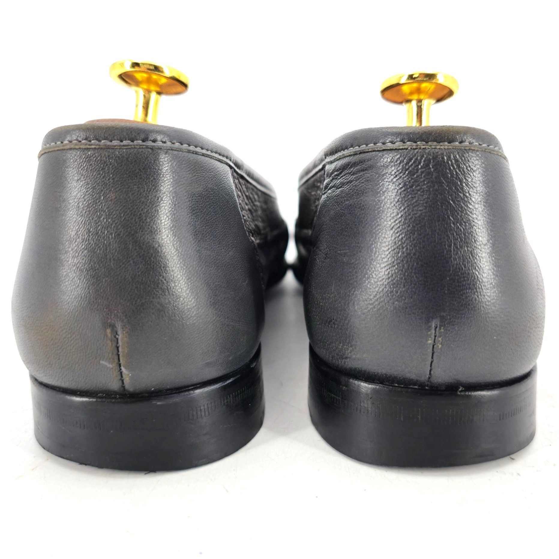 Other Avventura Exotic Gray Grey Ostrich Leather Dress Shoes Men S Size US 9.5 / EU 42-43 - 5 Thumbnail