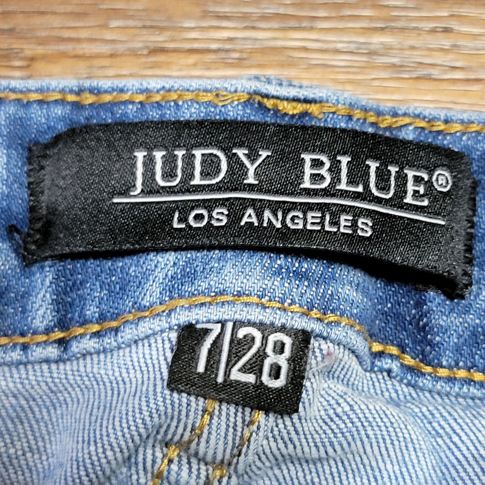 Judy Blue Judy Blue Skinny Fit Straight Denim Jeans - Size 7/28 Size 26" / US 2 / IT 38 - 5 Thumbnail