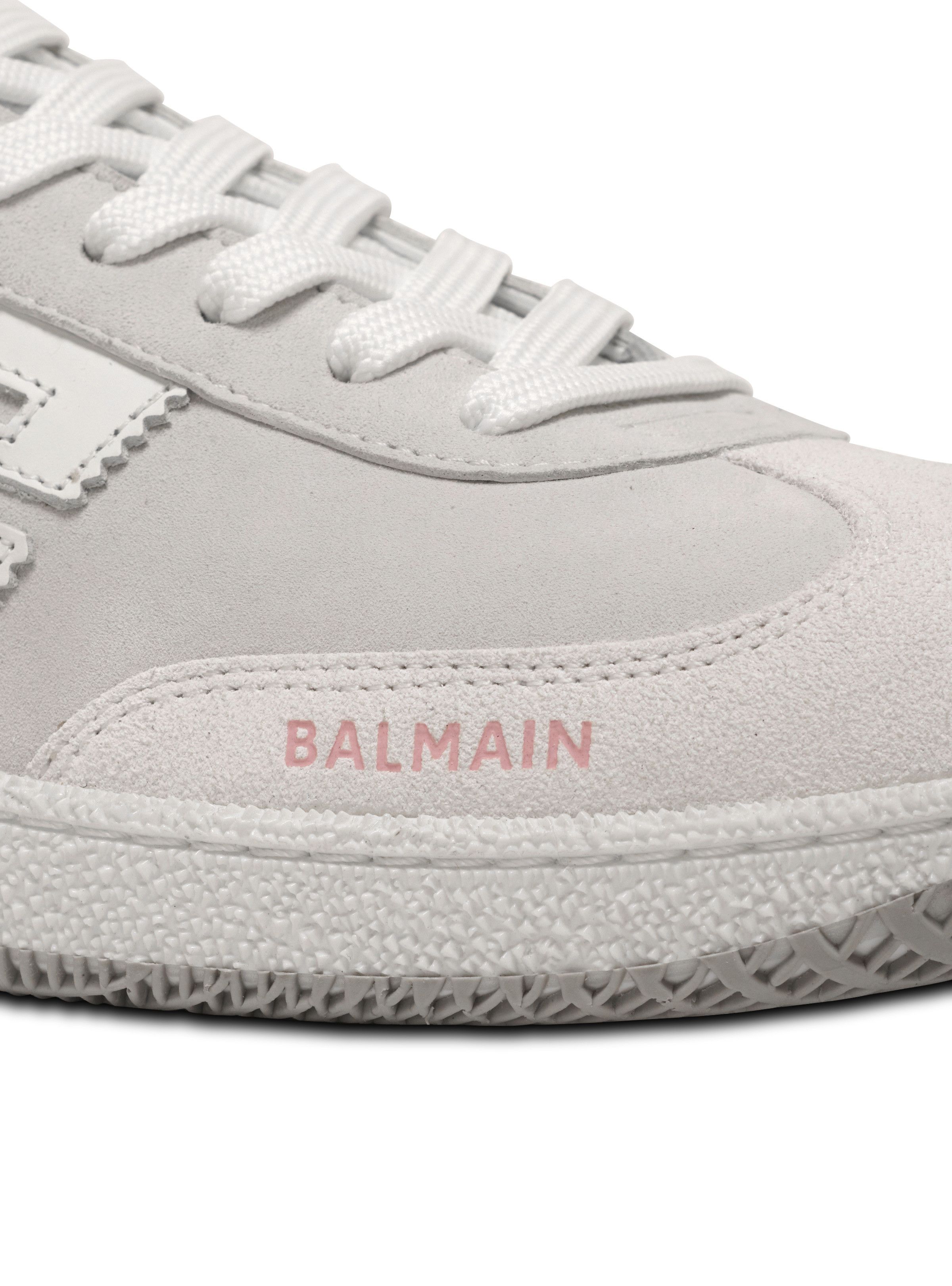 Balmain o1s1wg110925 Swan Panelled Sneakers in White Size US 10 / IT 40 - 7 Thumbnail