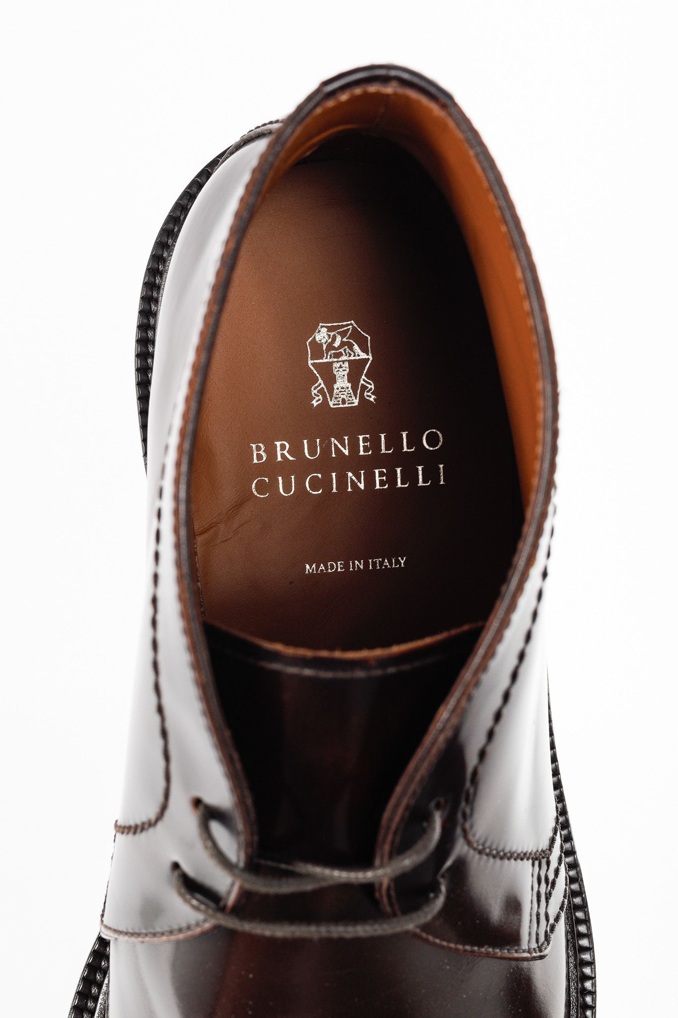 Brunello Cucinelli Brunello Cucinelli AW/21 Brown Buffed Leather Chukka Boots Size US 12 / EU 45 - 9 Thumbnail