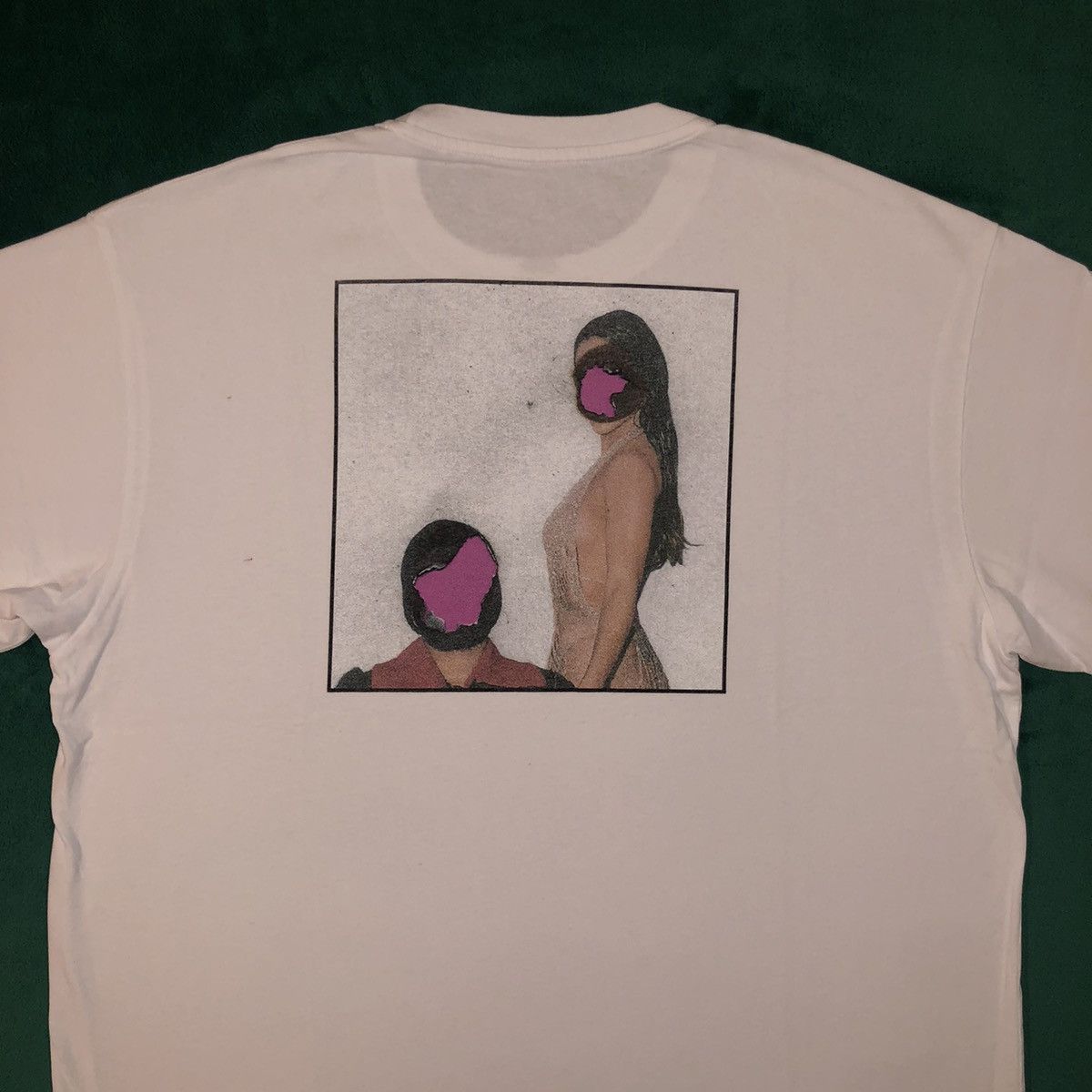 Band Tees Rosalia MOTOMAMI LA FAMA The Weeknd Burnt photo white 2XL t Size US XXL / EU 58 / 5 - 6 Thumbnail