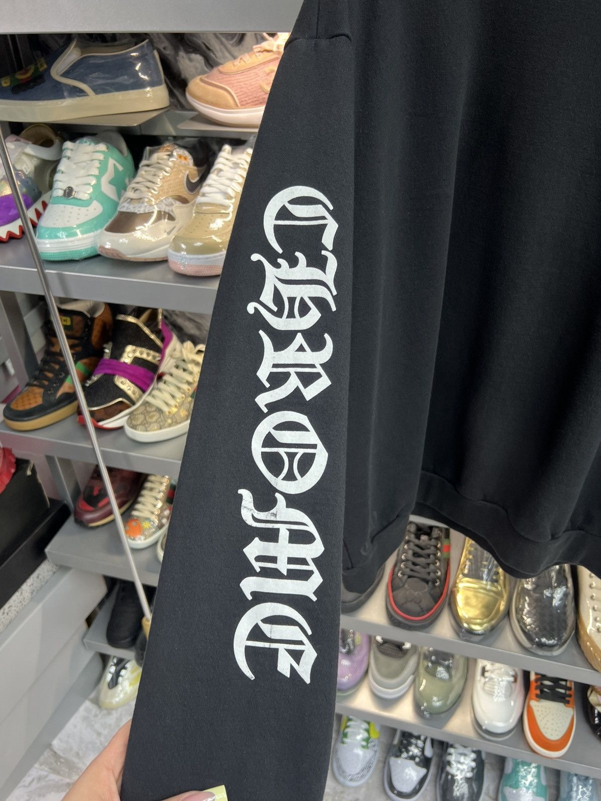 Chrome Hearts Chrome Hearts Neck Logo Crewneck Size US XL / EU 56 / 4 - 4 Thumbnail