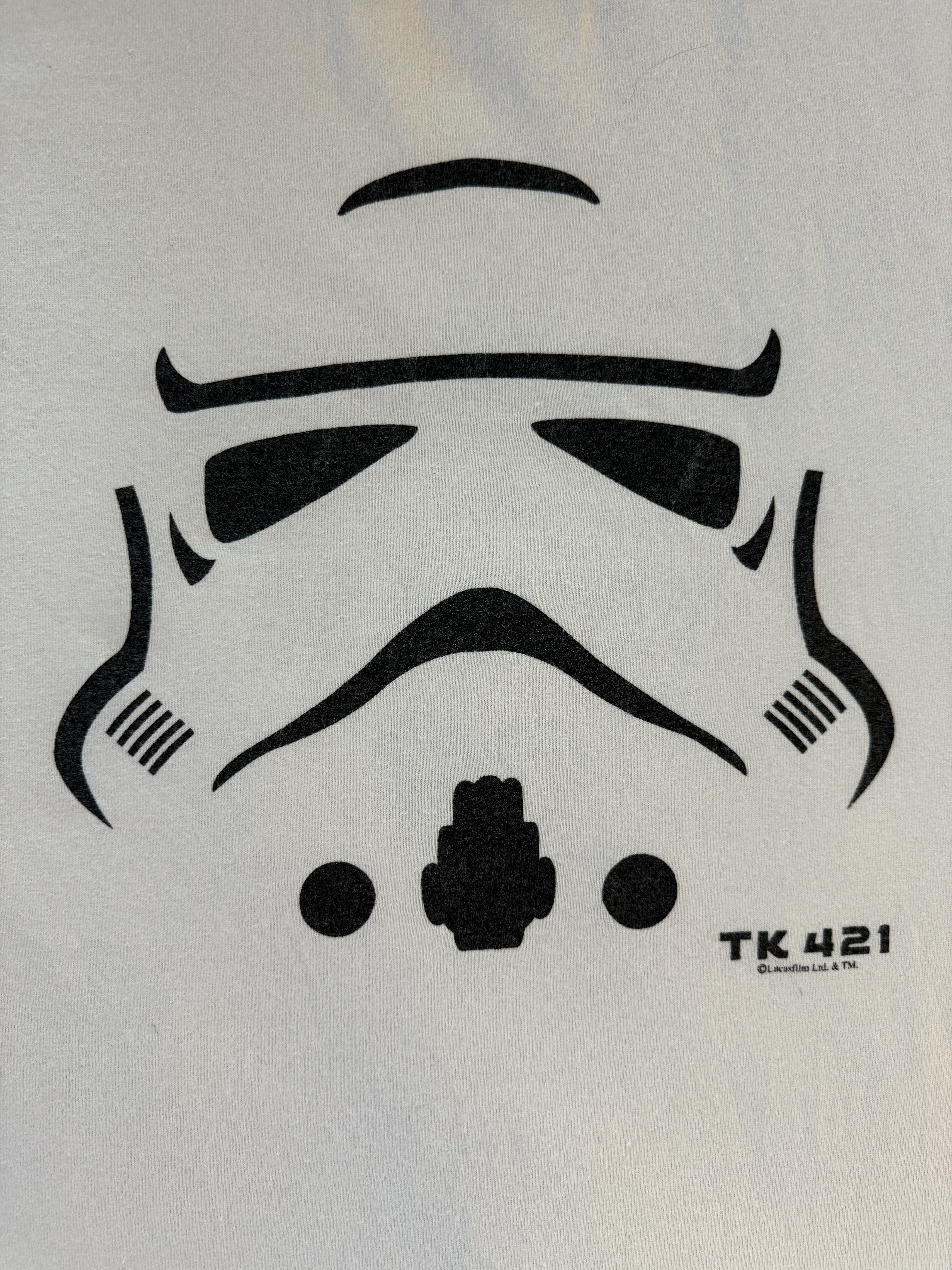 Delta × Star Wars × Vintage Vintage Star Wars Stormtrooper "TK 421" T-shirt Size US XXL / EU 58 / 5 - 3 Thumbnail
