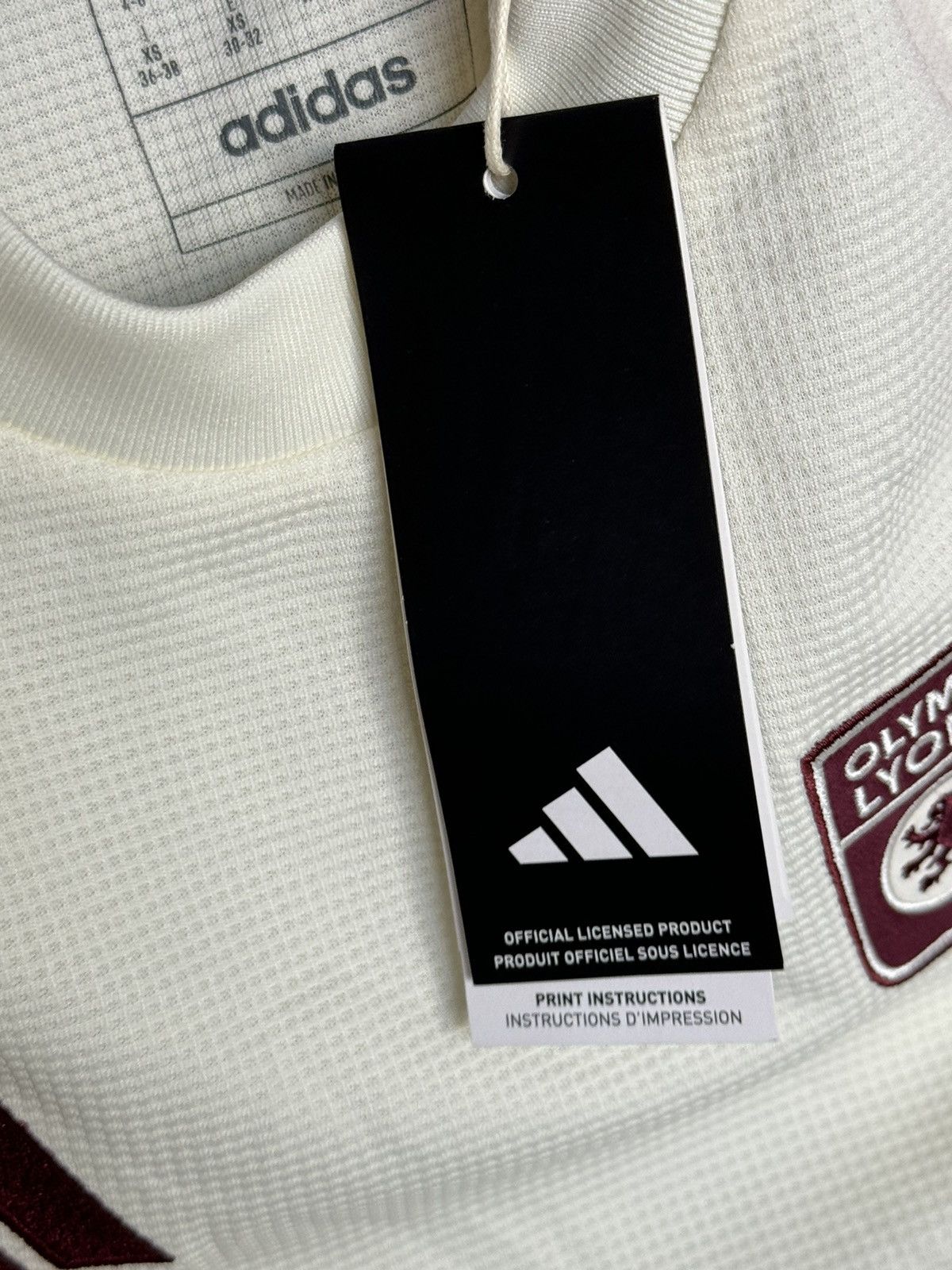 Adidas New Olympique Lyon 24/25 Third Football Jersey T-Shirt Size XS / US 0-2 / IT 36-38 - 9 Thumbnail
