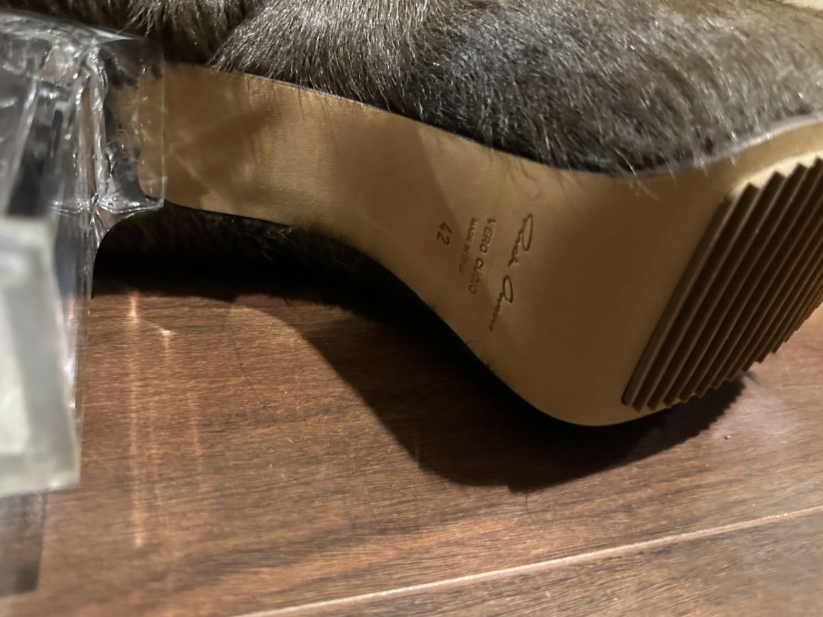 Rick Owens Rick owens fur calf-splint-brace kiss heels sz 42 Size US 9 / EU 42 - 6 Thumbnail